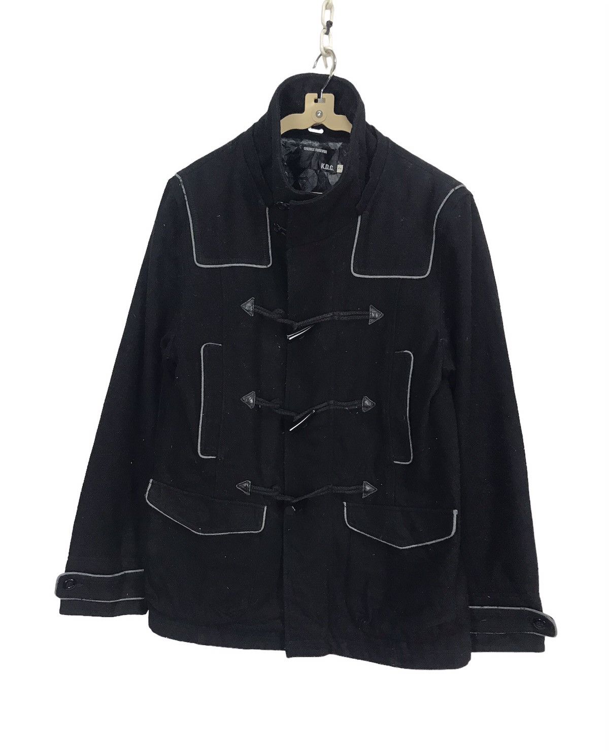 Japanese Brand Grunge forever K.D.C wool jacket Size US S / EU 44-46 / 1 - 1 Thumbnail