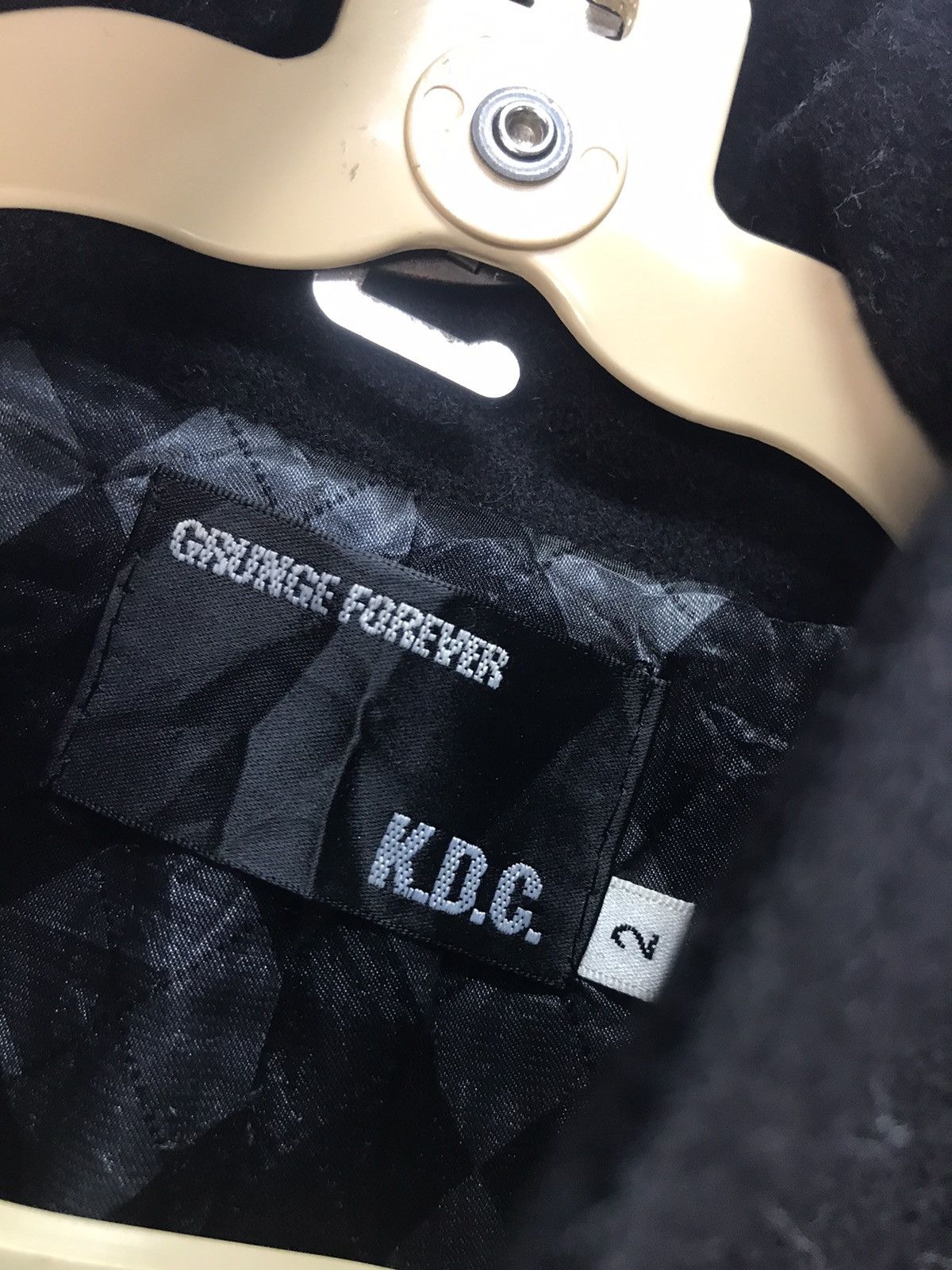 Japanese Brand Grunge forever K.D.C wool jacket Size US S / EU 44-46 / 1 - 3 Thumbnail