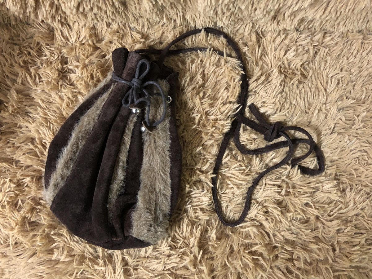 Japanese Brand × Leather NATIVE AMERICAN LEATHER FURS MEDICINE BAG SLING Size ONE SIZE - 4 Thumbnail