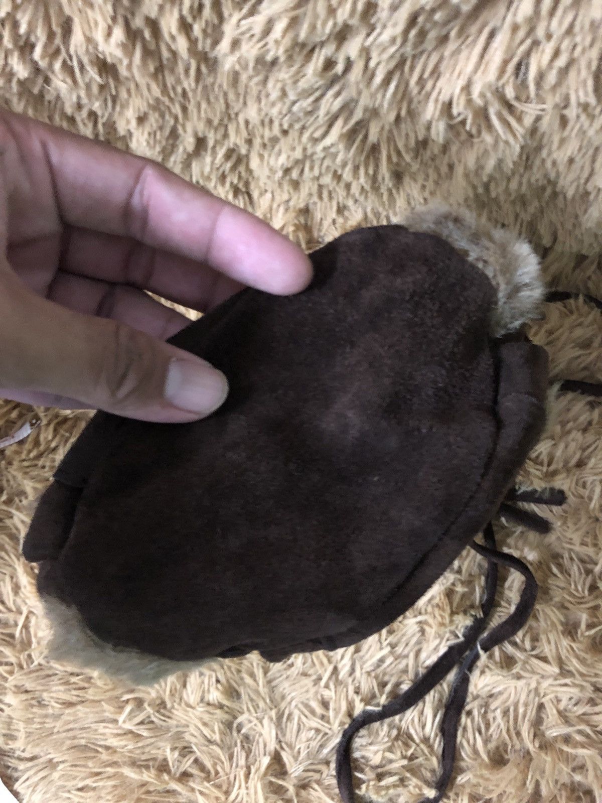 Japanese Brand × Leather NATIVE AMERICAN LEATHER FURS MEDICINE BAG SLING Size ONE SIZE - 8 Thumbnail