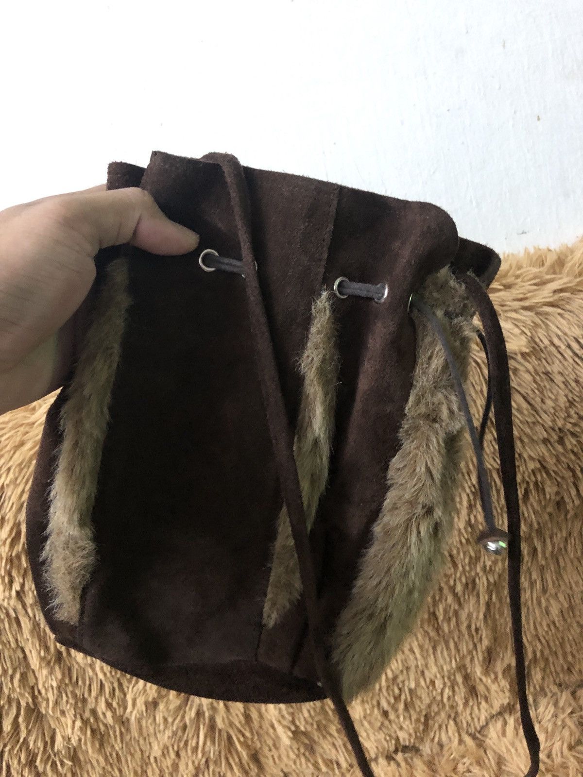Japanese Brand × Leather NATIVE AMERICAN LEATHER FURS MEDICINE BAG SLING Size ONE SIZE - 5 Thumbnail