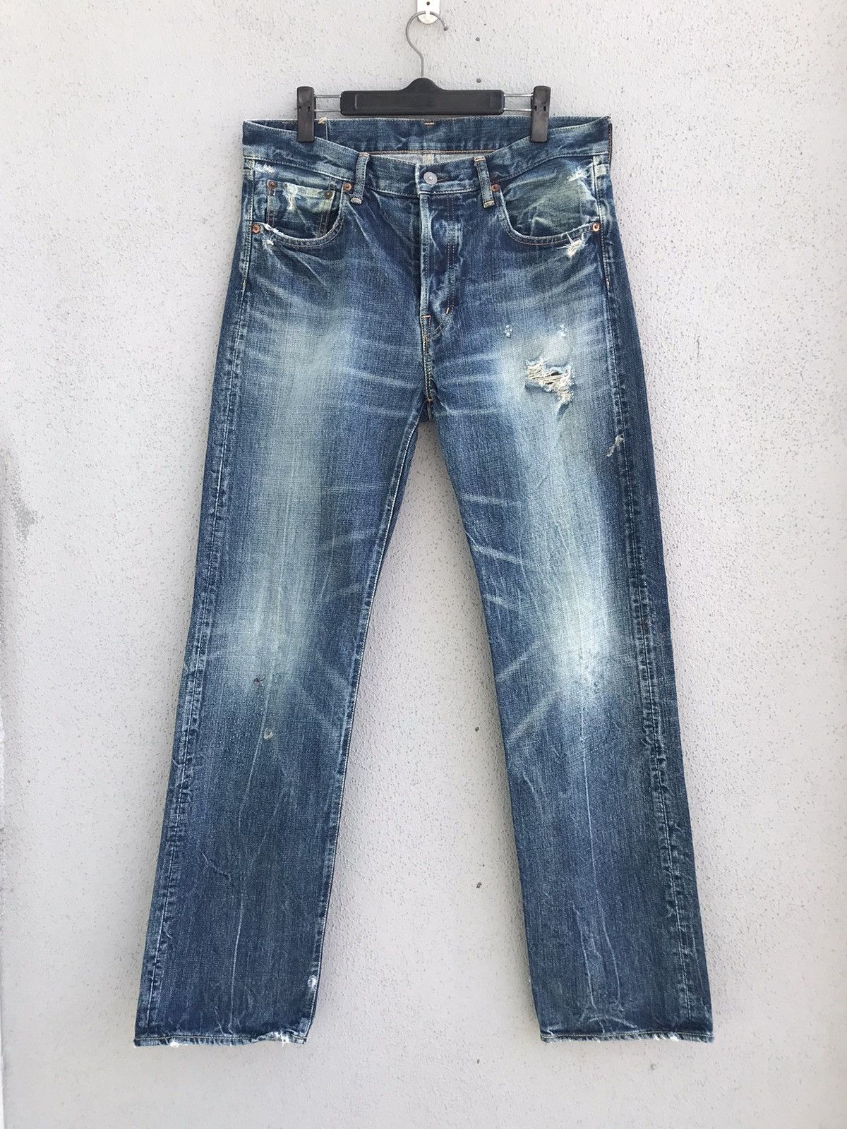 Japanese Brand SPELLBOUND Japan Distressed Denim Jeans Made In Japan Size US 32 / EU 48 - 1 Thumbnail