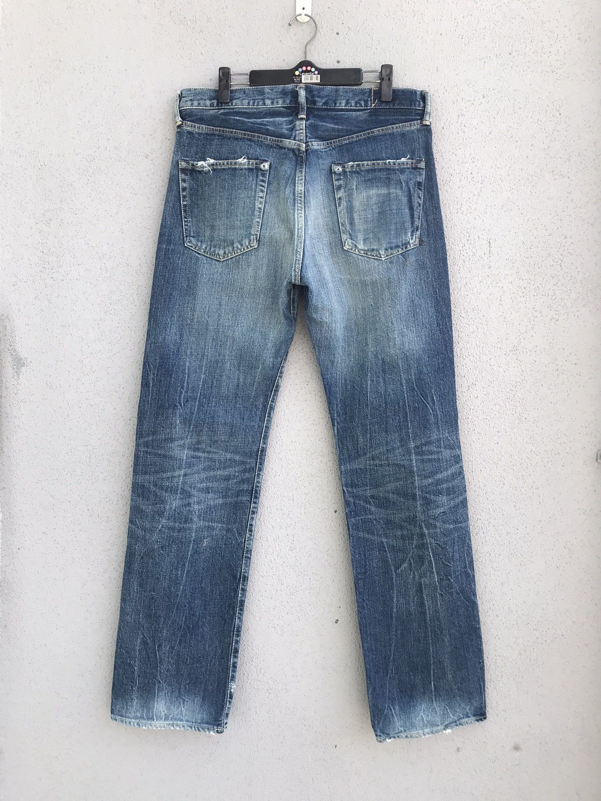 Japanese Brand SPELLBOUND Japan Distressed Denim Jeans Made In Japan Size US 32 / EU 48 - 9 Thumbnail