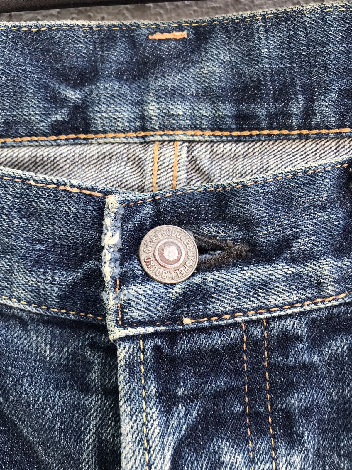 Japanese Brand SPELLBOUND Japan Distressed Denim Jeans Made In Japan Size US 32 / EU 48 - 5 Thumbnail