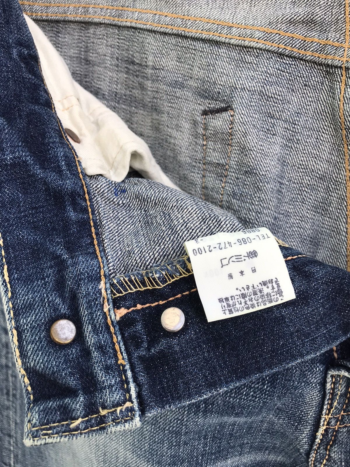 Japanese Brand SPELLBOUND Japan Distressed Denim Jeans Made In Japan Size US 32 / EU 48 - 16 Thumbnail