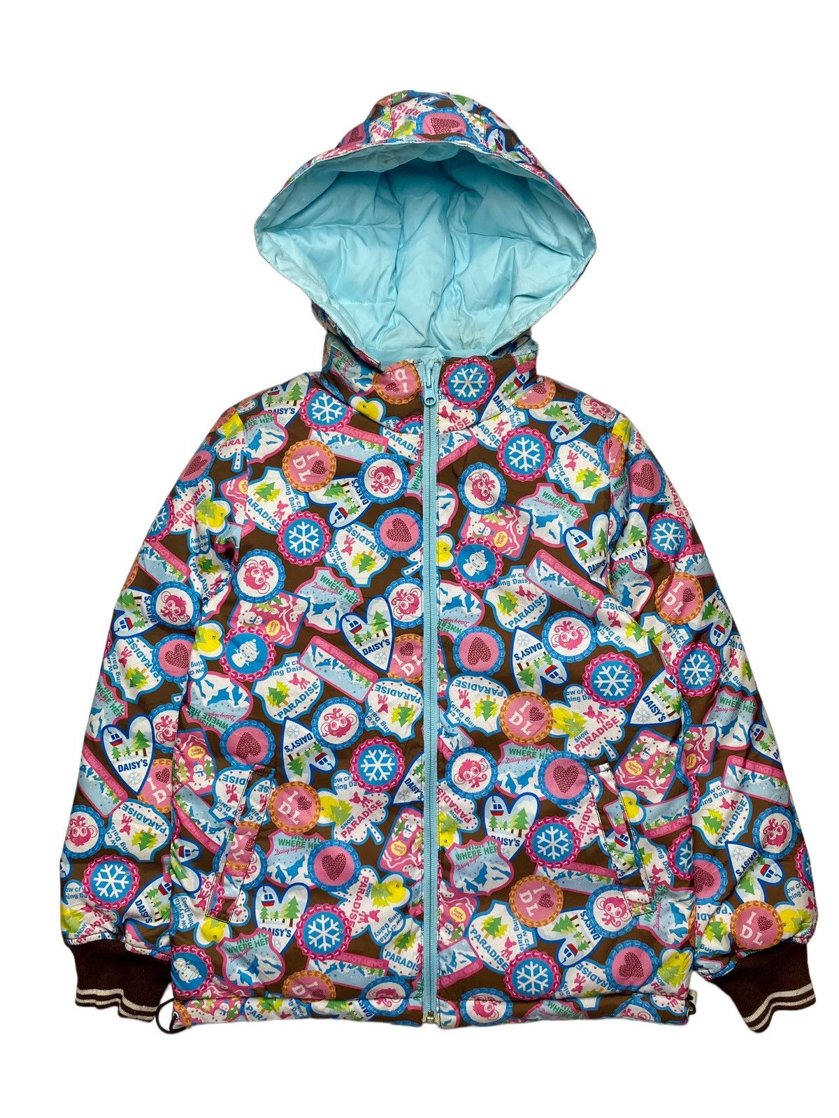 Angel Blue 2000s Daisy Lovers - Reversible Snow Paradise Jacket Size US M / EU 48-50 / 2 - 1 Thumbnail