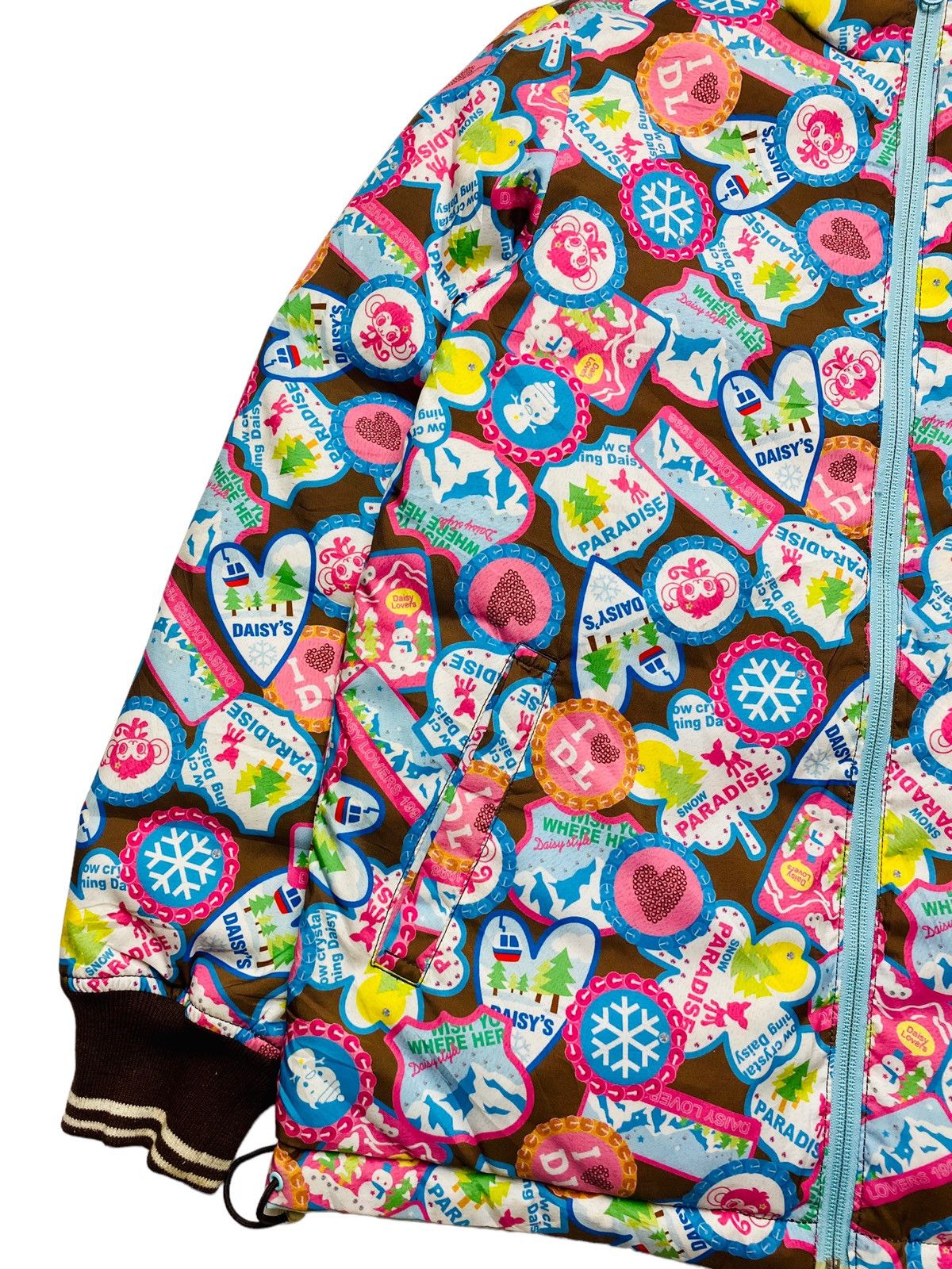 Angel Blue 2000s Daisy Lovers - Reversible Snow Paradise Jacket Size US M / EU 48-50 / 2 - 4 Thumbnail