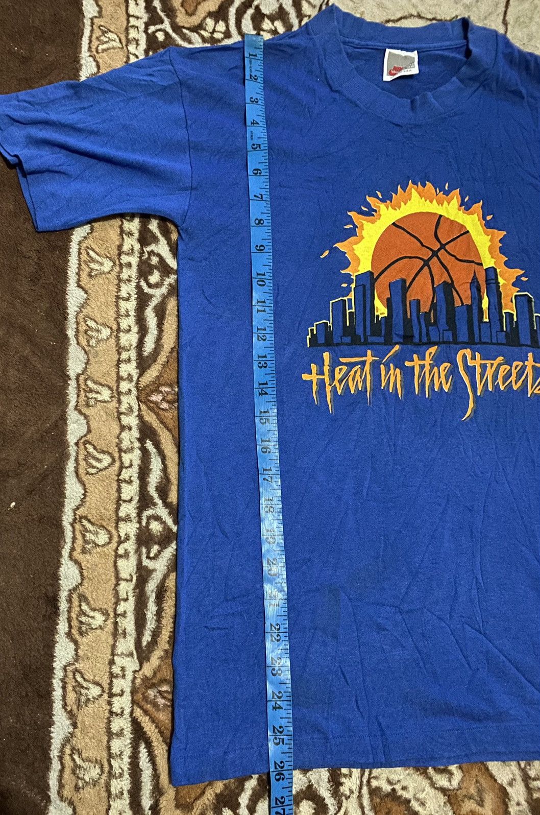 Nike Vintage Nike 80’s Heat In The Streets ! Shirt Size US S / EU 44-46 / 1 - 8 Thumbnail