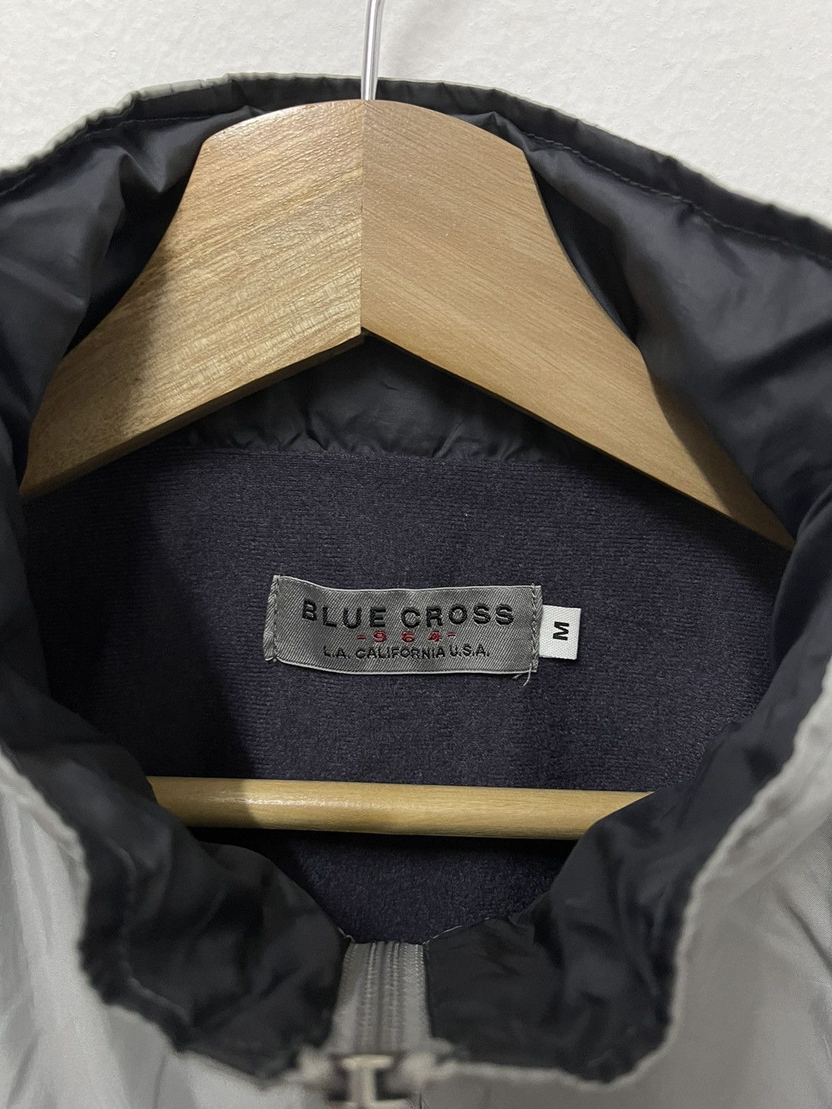 Japanese Brand × Vintage Vintage Blue Cross School Printed Light Jacket Size US S / EU 44-46 / 1 - 12 Thumbnail