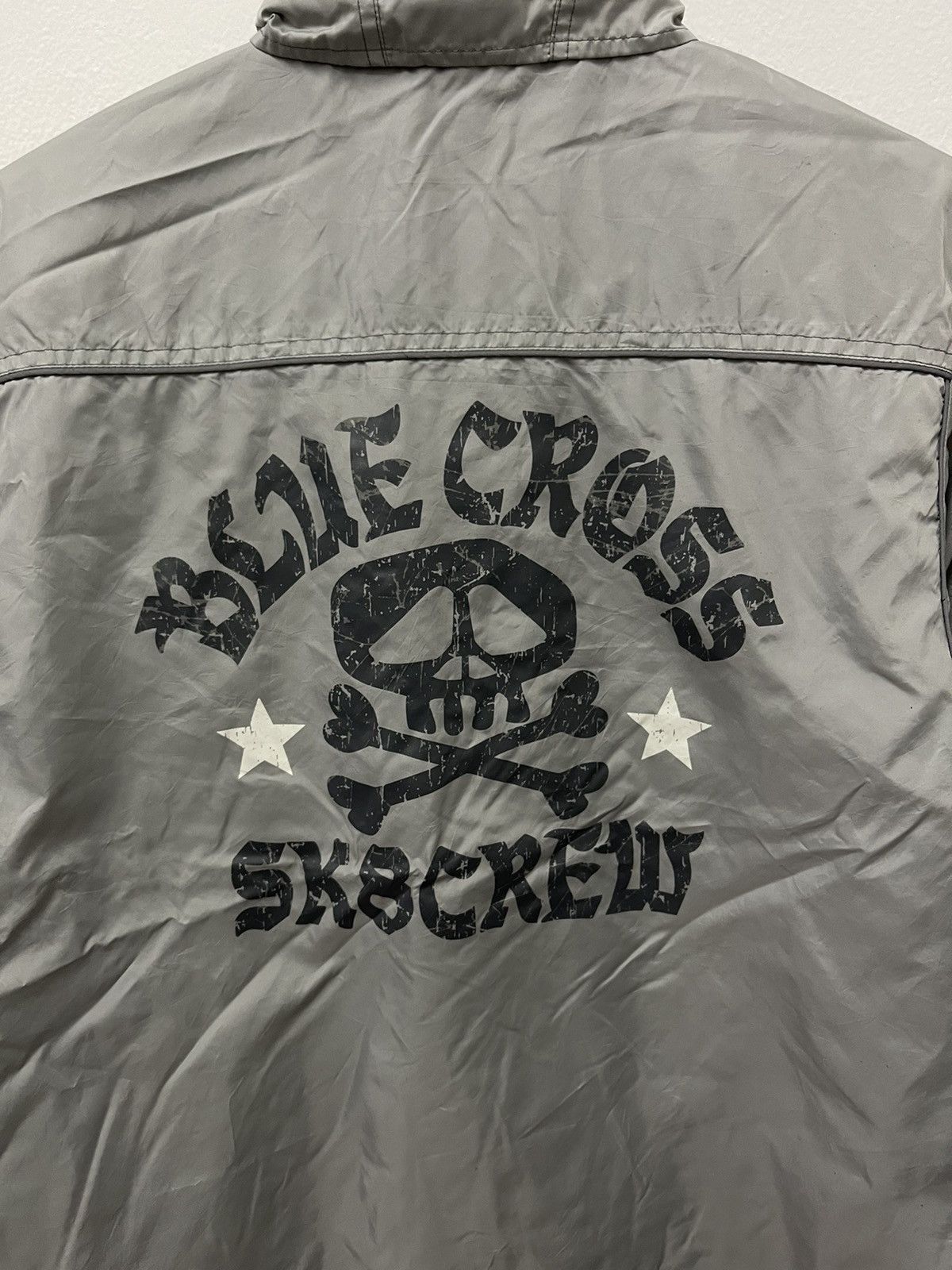 Japanese Brand × Vintage Vintage Blue Cross School Printed Light Jacket Size US S / EU 44-46 / 1 - 2 Thumbnail