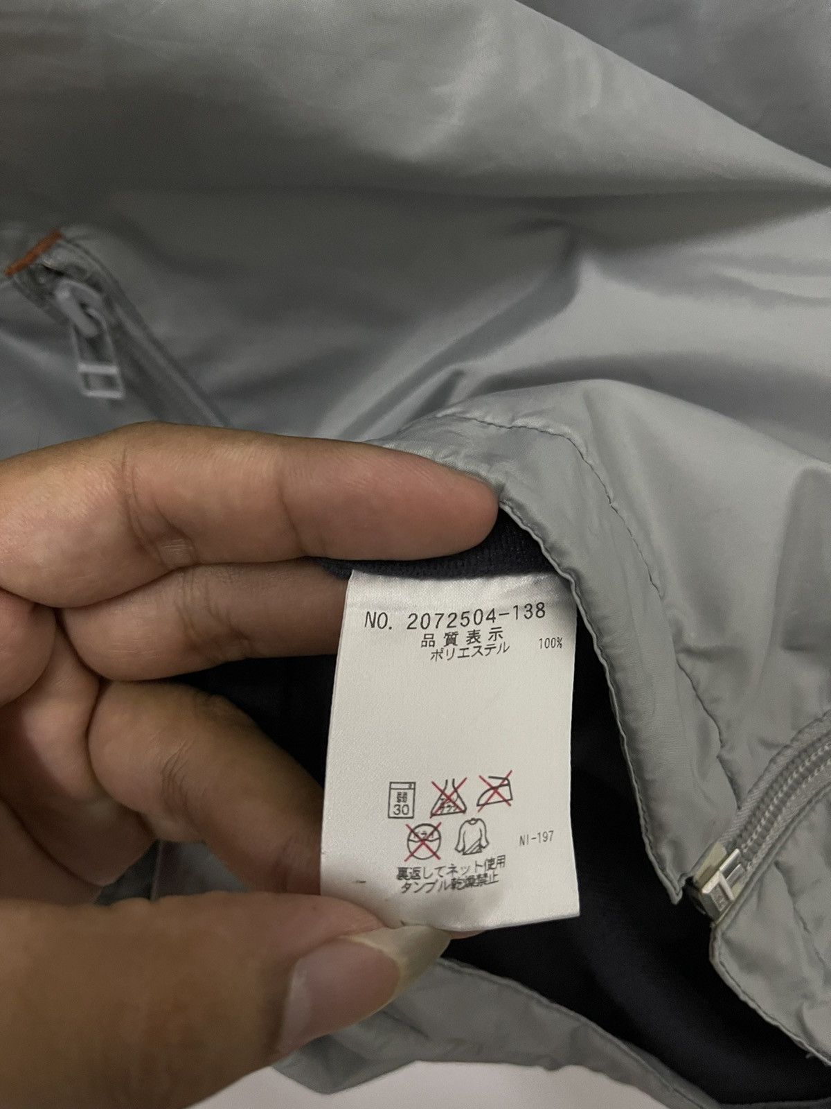 Japanese Brand × Vintage Vintage Blue Cross School Printed Light Jacket Size US S / EU 44-46 / 1 - 13 Thumbnail