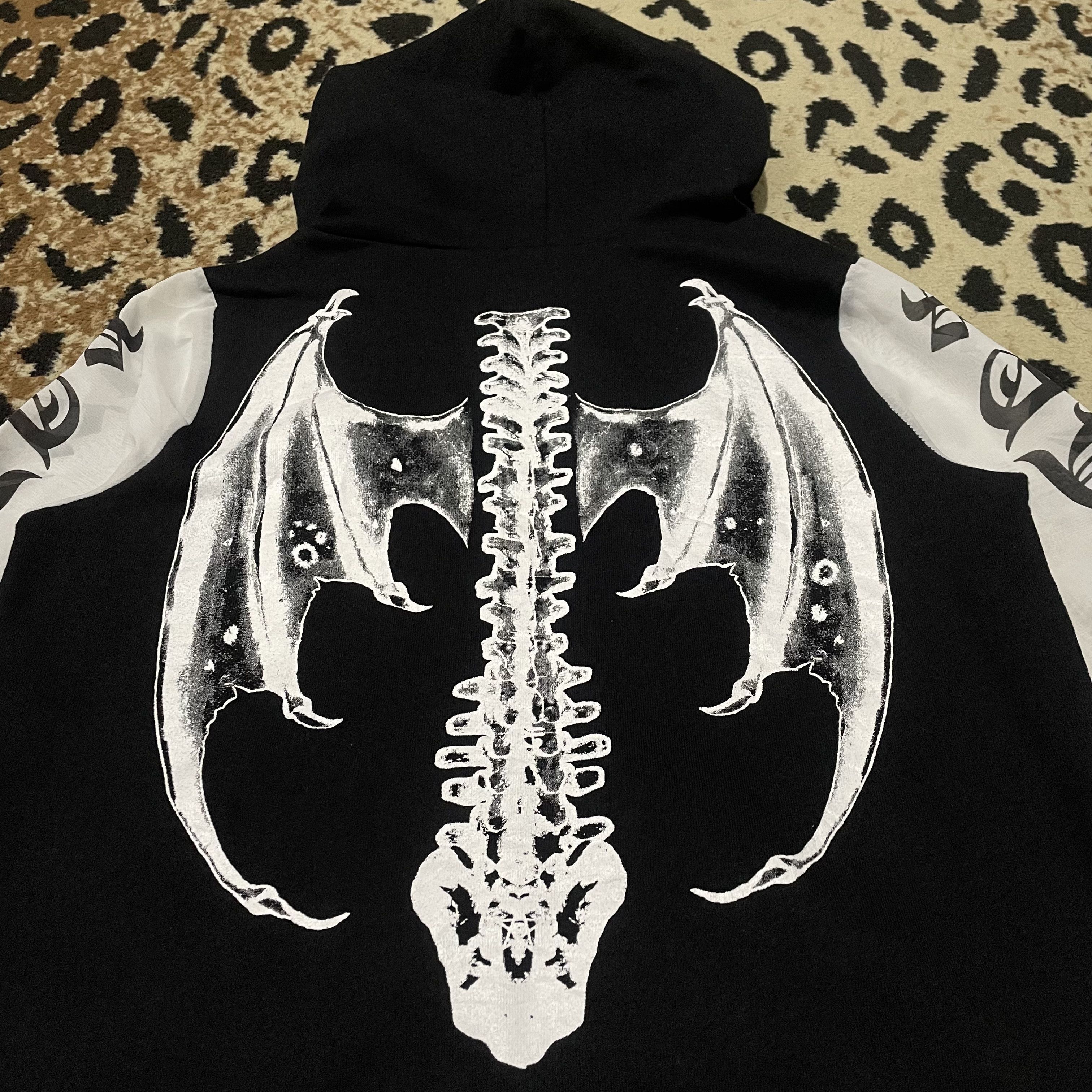 Japanese Brand × Seditionaries Glad News Radfuture Skeleton Zip Hoodie Size US M / EU 48-50 / 2 - 4 Thumbnail
