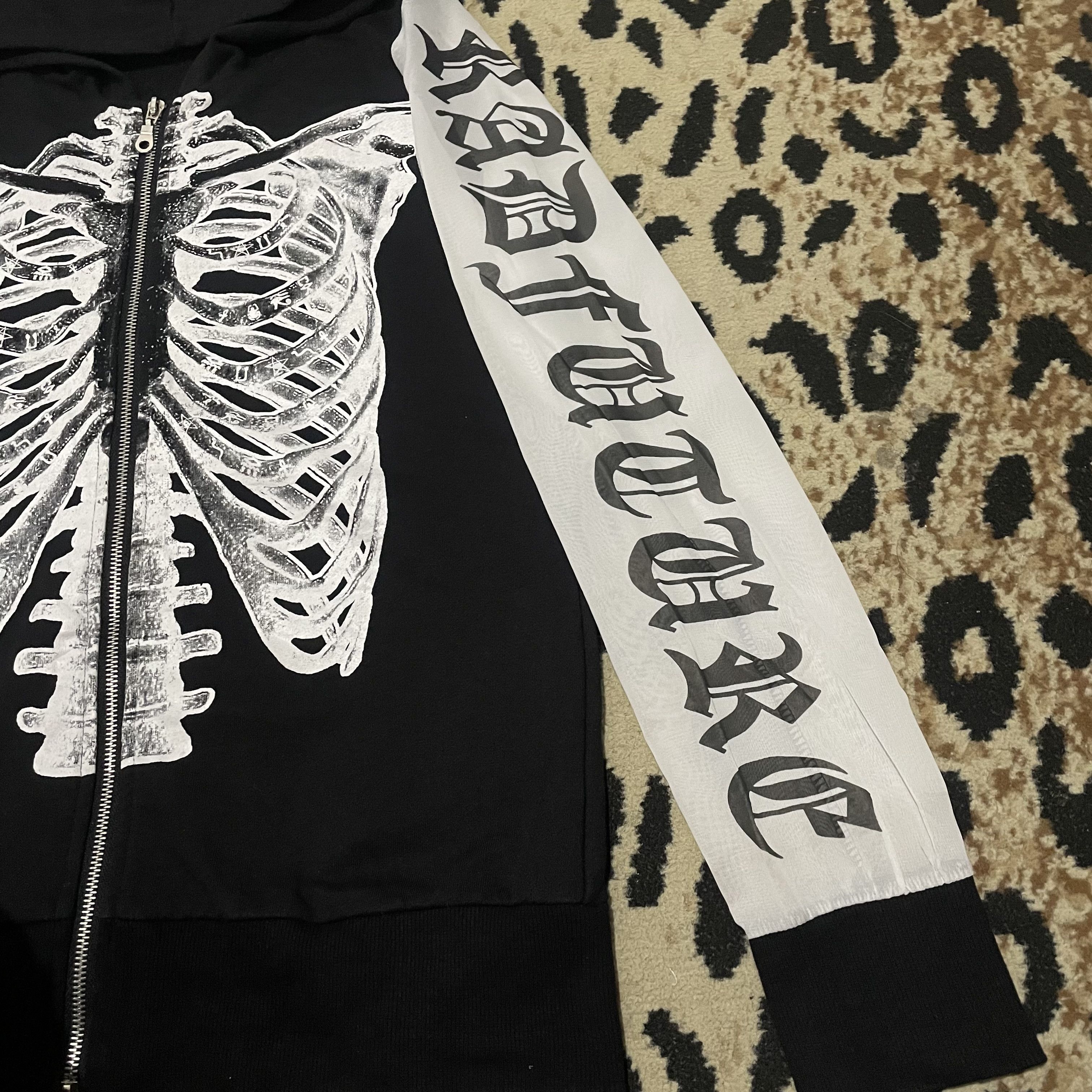 Japanese Brand × Seditionaries Glad News Radfuture Skeleton Zip Hoodie Size US M / EU 48-50 / 2 - 3 Thumbnail