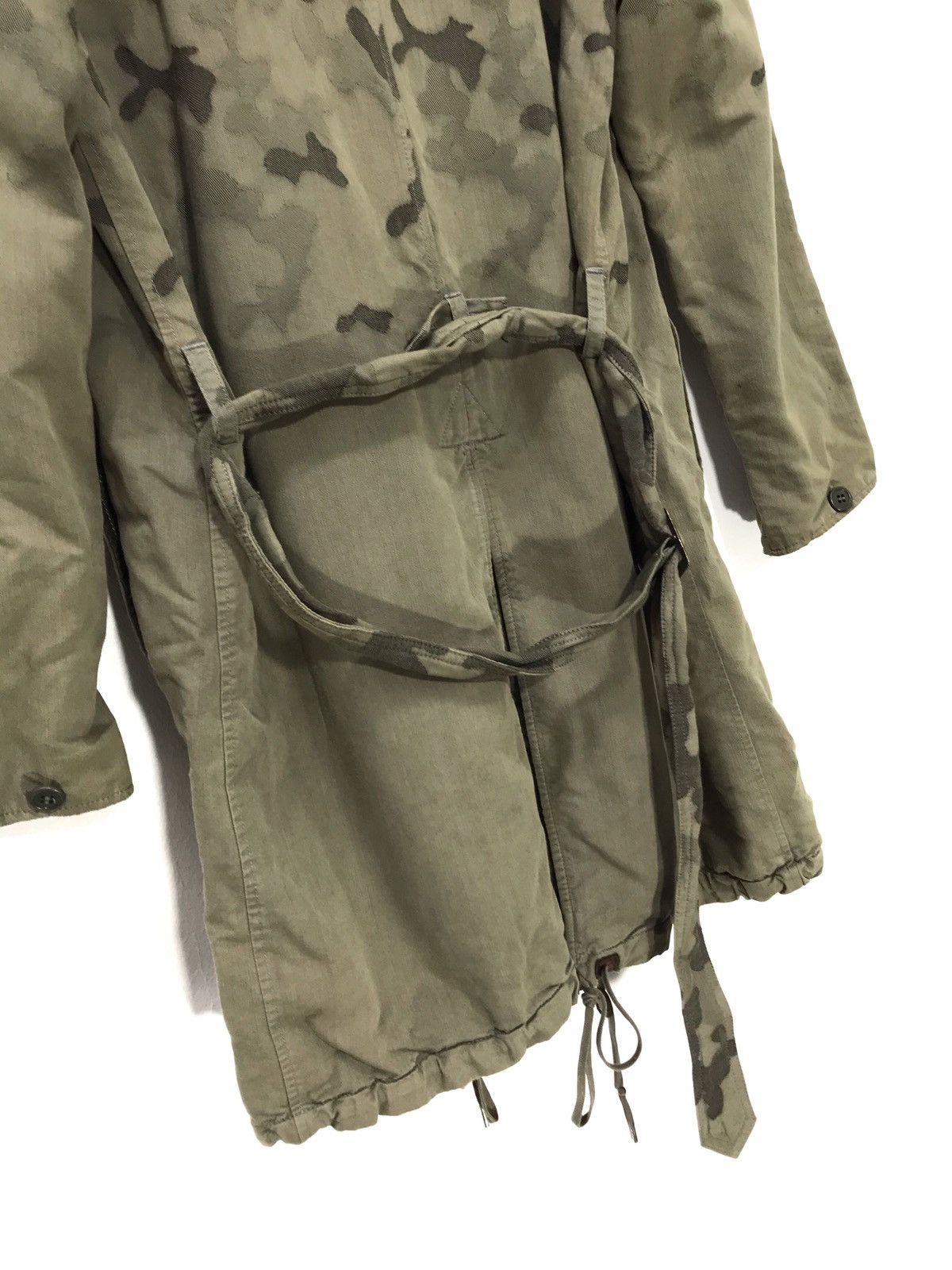 Maison MIHARA YASUHIRO 🛩Miharayasuhiro🛩Damask Camo Military Parka Fish Tail 8🟩 Size US S / EU 44-46 / 1 - 7 Thumbnail
