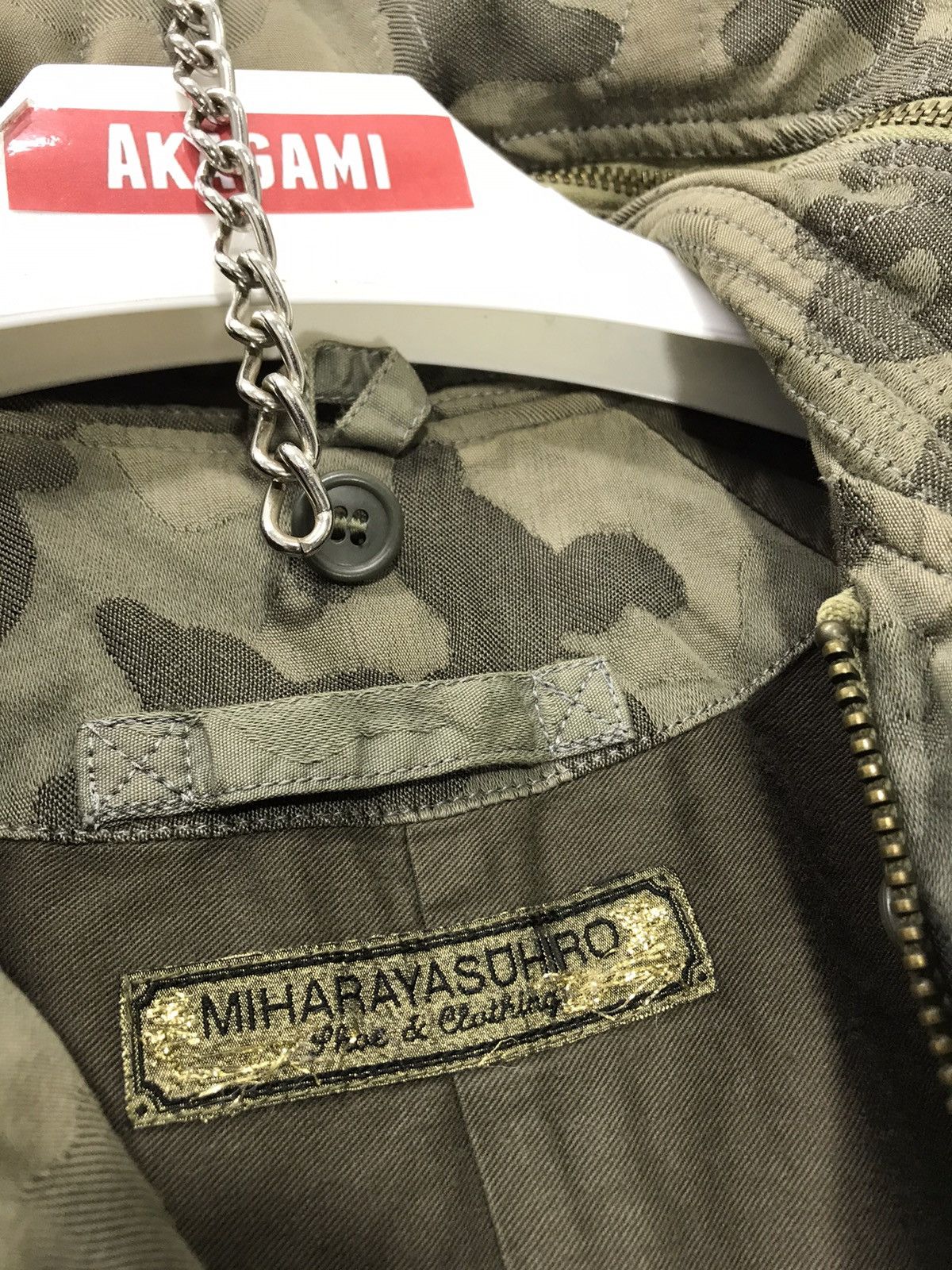 Maison MIHARA YASUHIRO 🛩Miharayasuhiro🛩Damask Camo Military Parka Fish Tail 8🟩 Size US S / EU 44-46 / 1 - 10 Thumbnail
