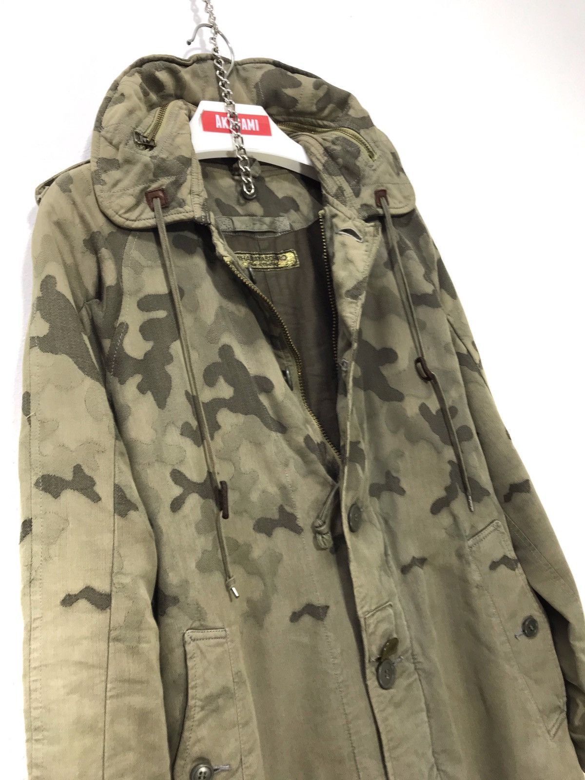 Maison MIHARA YASUHIRO 🛩Miharayasuhiro🛩Damask Camo Military Parka Fish Tail 8🟩 Size US S / EU 44-46 / 1 - 4 Thumbnail