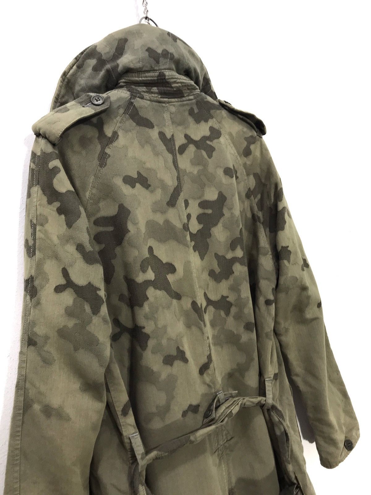 Maison MIHARA YASUHIRO 🛩Miharayasuhiro🛩Damask Camo Military Parka Fish Tail 8🟩 Size US S / EU 44-46 / 1 - 8 Thumbnail