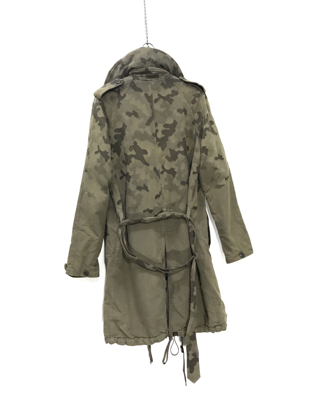 Maison MIHARA YASUHIRO 🛩Miharayasuhiro🛩Damask Camo Military Parka Fish Tail 8🟩 Size US S / EU 44-46 / 1 - 6 Thumbnail