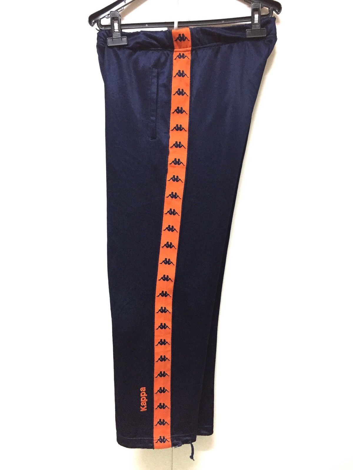 Kappa × Vintage Vintage Kappa Side Taped Orange Sweatpants / Track Pants Size US 29 - 3 Thumbnail