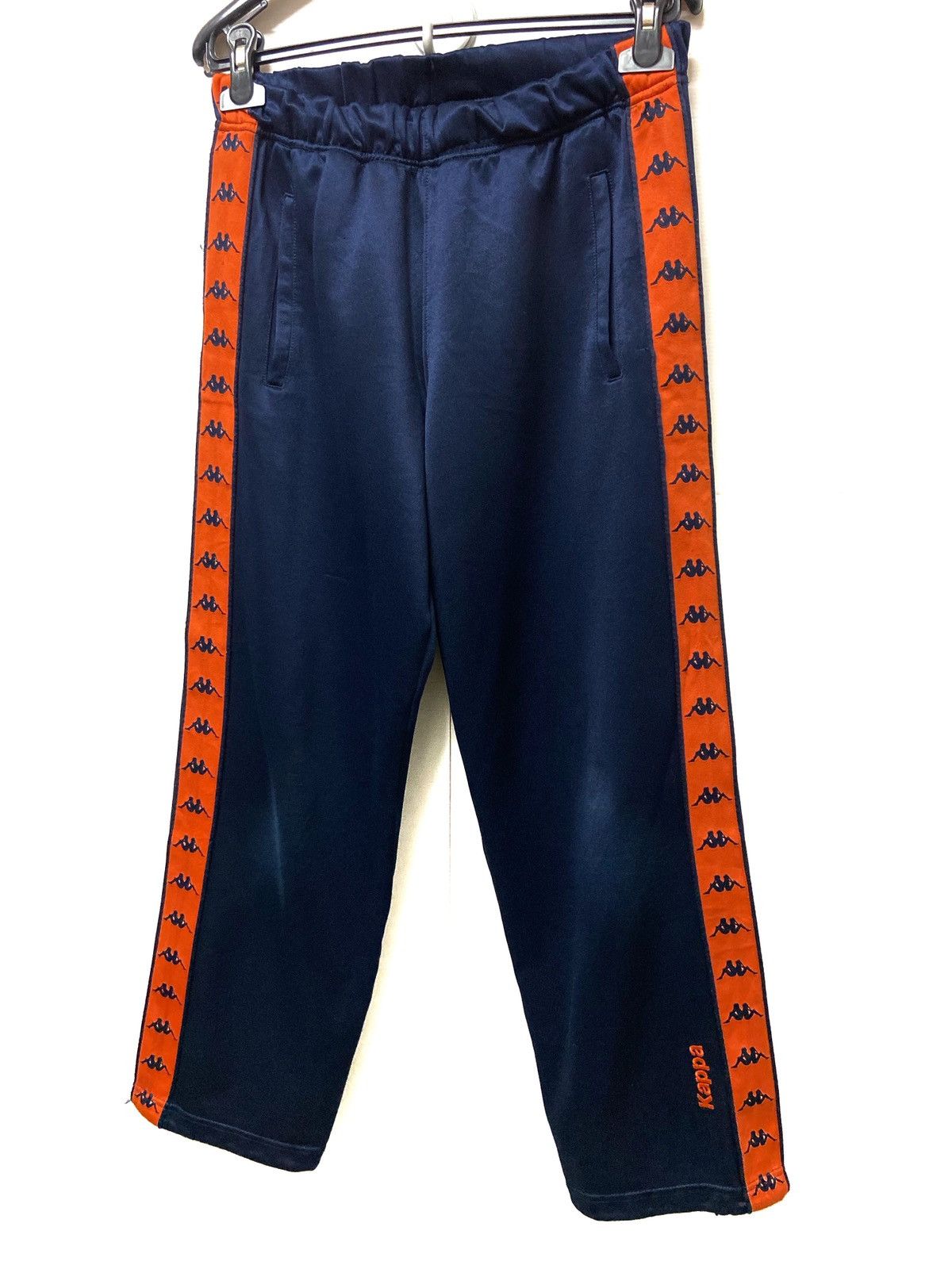Kappa × Vintage Vintage Kappa Side Taped Orange Sweatpants / Track Pants Size US 29 - 6 Thumbnail