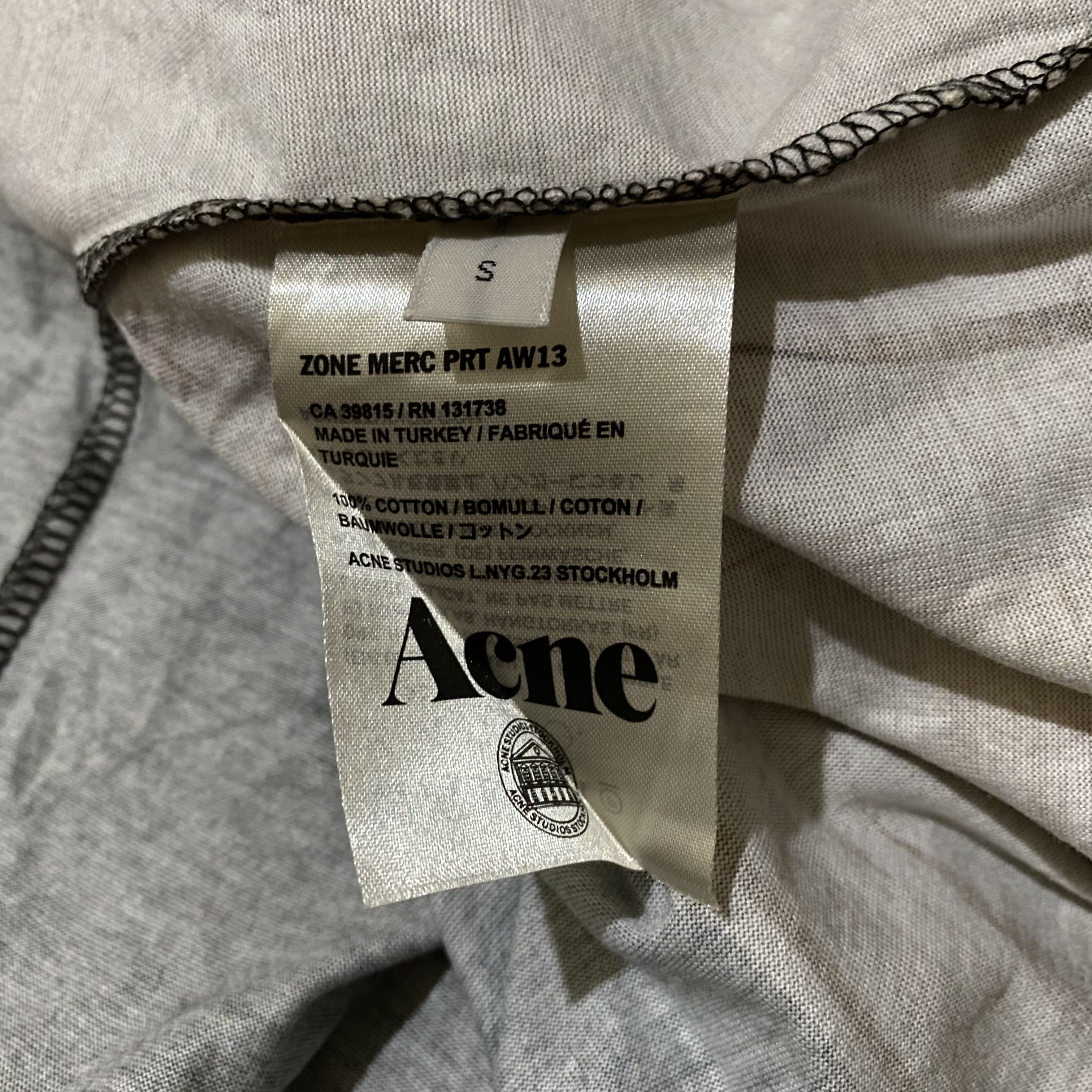 Acne Studios Acne Studios Zone Cotton Merc Full Print Tank Tops Size US S / EU 44-46 / 1 - 5 Thumbnail