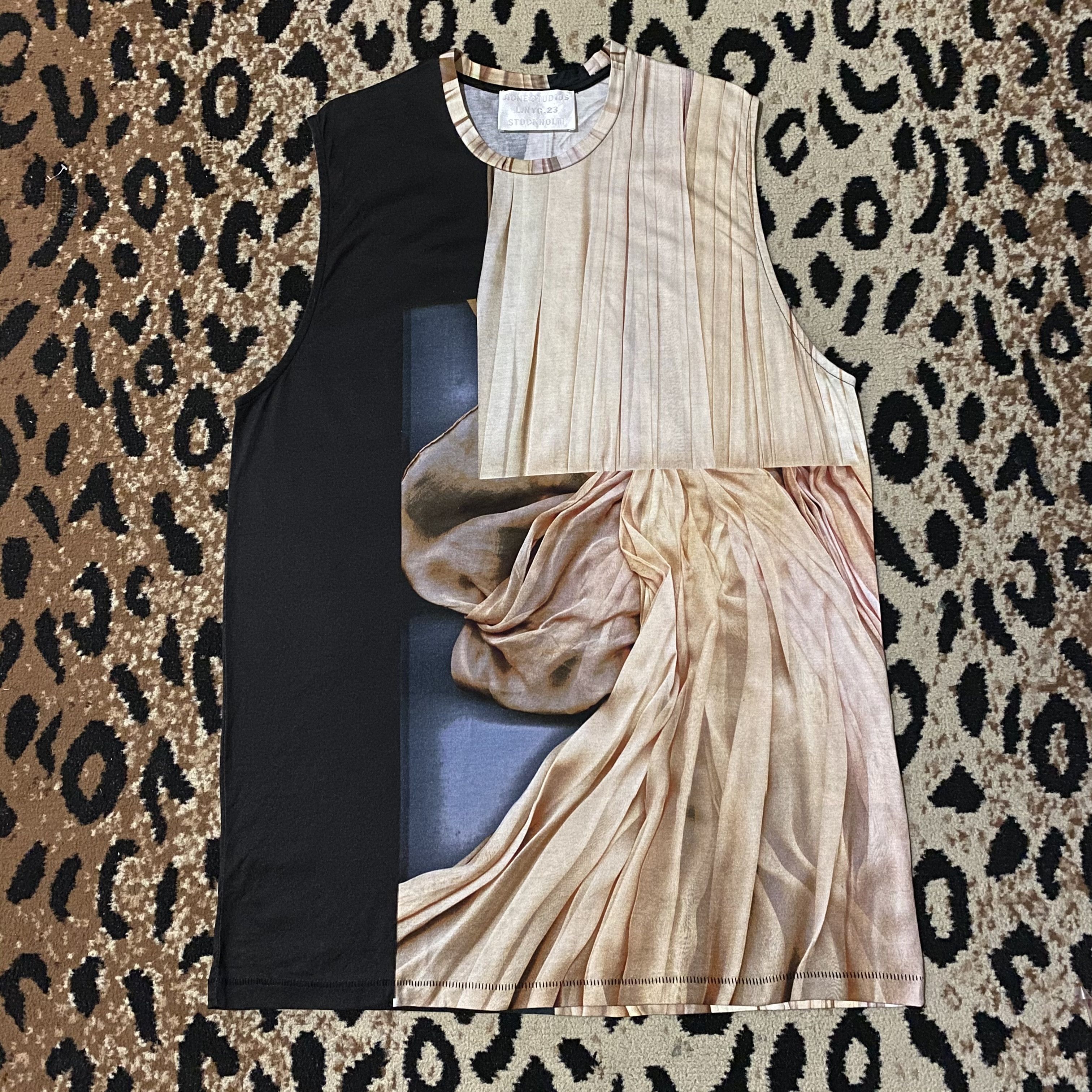 Acne Studios Acne Studios Zone Cotton Merc Full Print Tank Tops Size US S / EU 44-46 / 1 - 1 Thumbnail