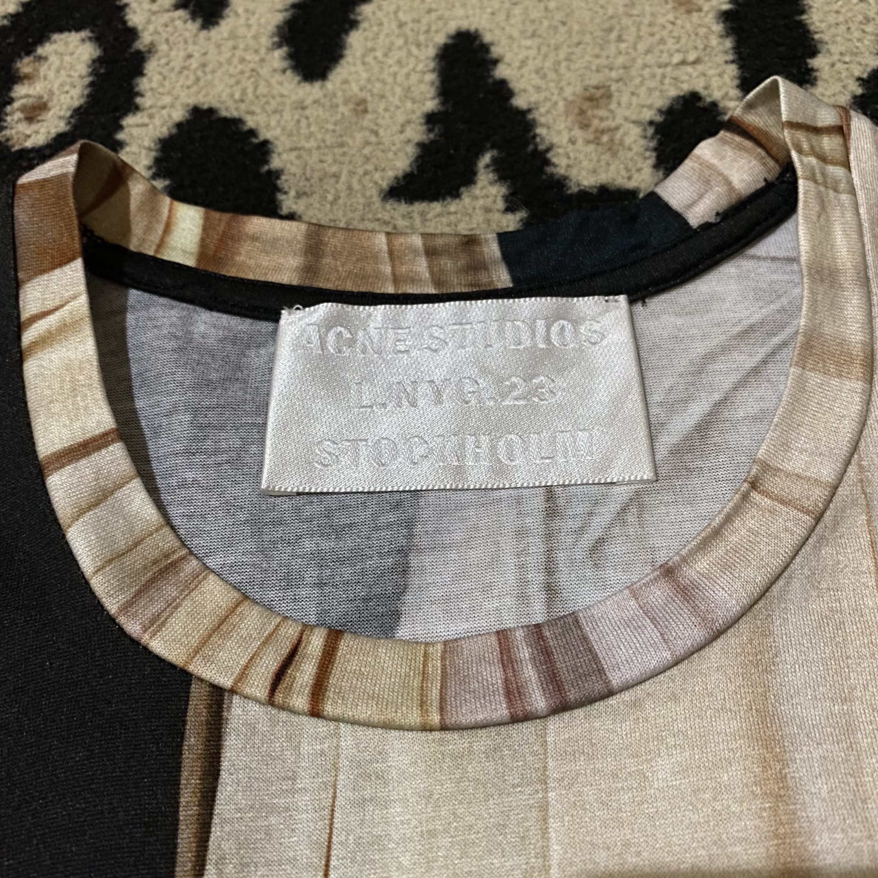 Acne Studios Acne Studios Zone Cotton Merc Full Print Tank Tops Size US S / EU 44-46 / 1 - 4 Thumbnail