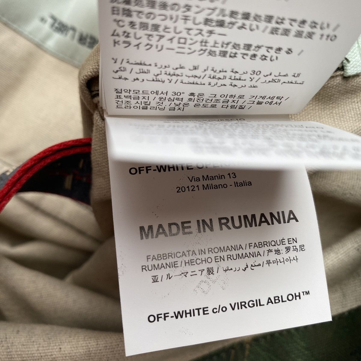 Off-White AW19 Paint Brush Camo Field Jacket Size US L / EU 52-54 / 3 - 9 Thumbnail