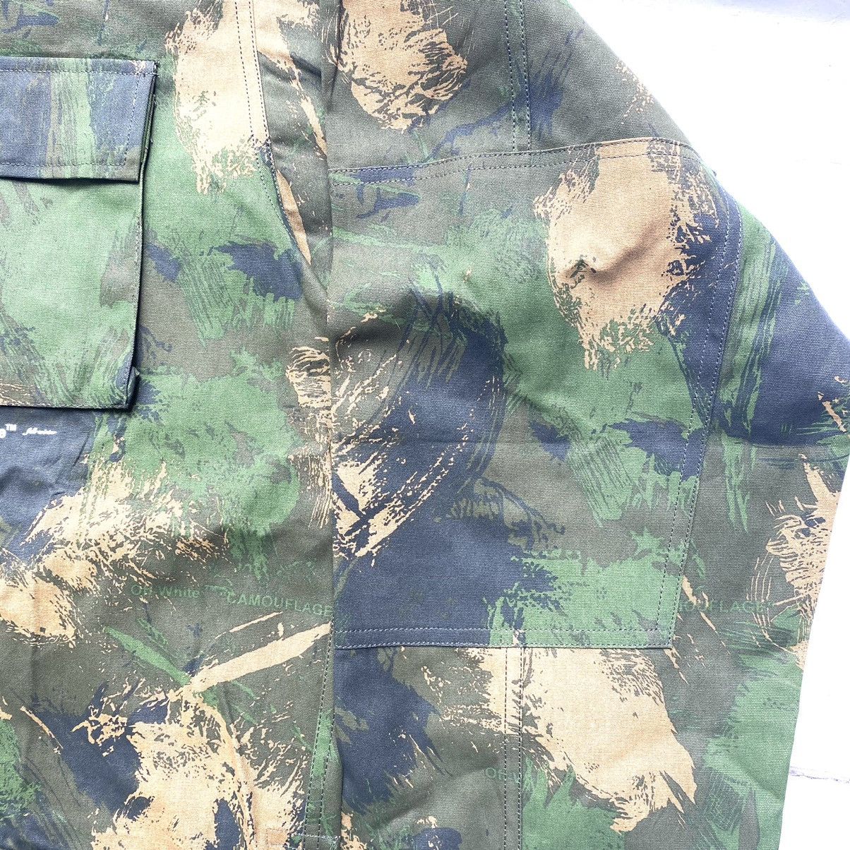 Off-White AW19 Paint Brush Camo Field Jacket Size US L / EU 52-54 / 3 - 6 Thumbnail