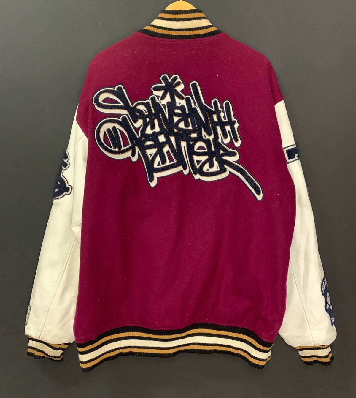 Vintage ❤️‍🔥 Vintage Major League Vandals Limited Varsity Jacket Size US L / EU 52-54 / 3 - 4 Thumbnail