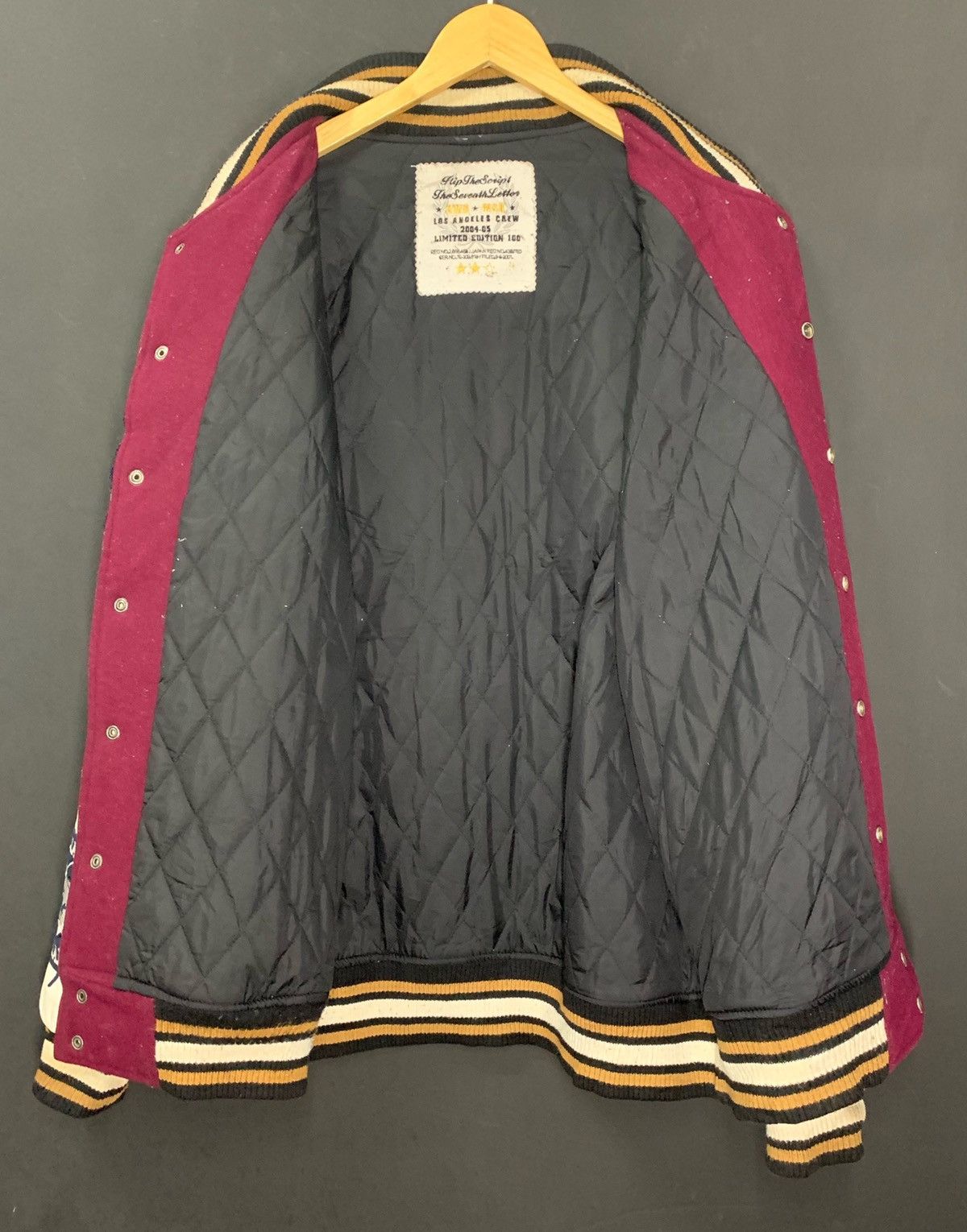 Vintage ❤️‍🔥 Vintage Major League Vandals Limited Varsity Jacket Size US L / EU 52-54 / 3 - 8 Thumbnail