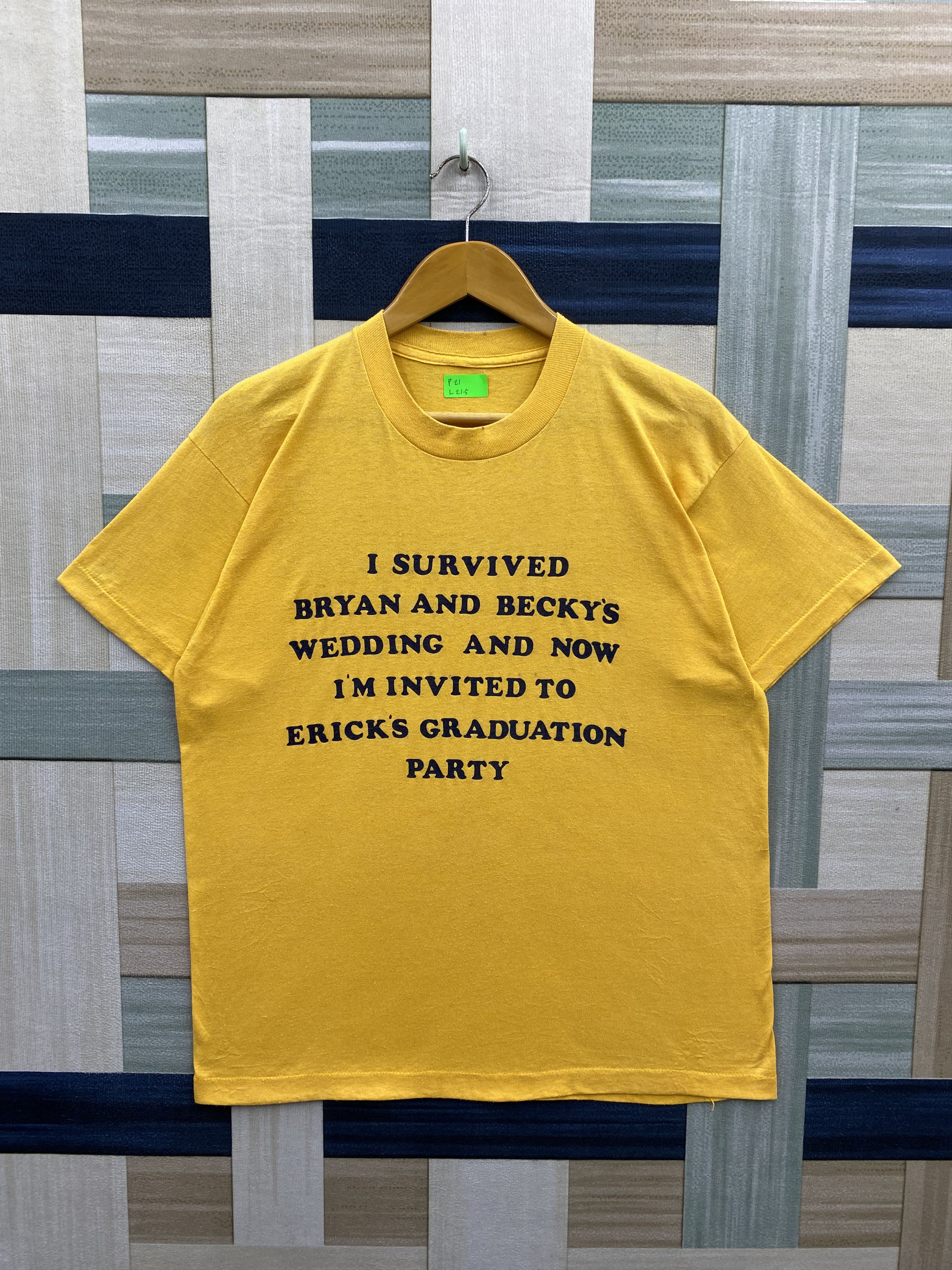 Vintage Vintage 80's Humor Statement Words T-Shirt Size US M / EU 48-50 / 2 - 1 Thumbnail