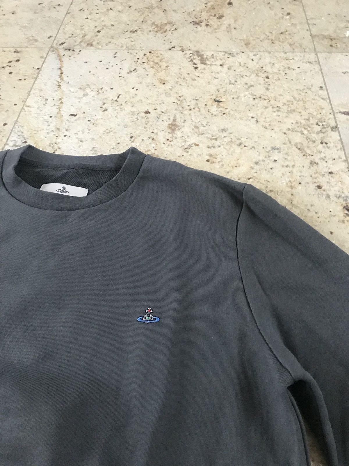 Vivienne Westwood o1rshd1 Q.3 / Grey Crew Neck Sweater Size US M / EU 48-50 / 2 - 7 Thumbnail