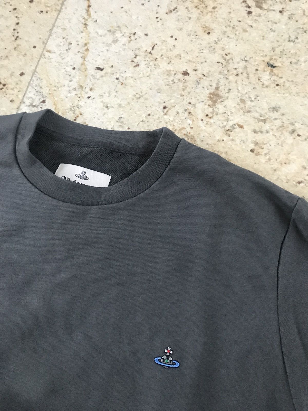 Vivienne Westwood o1rshd1 Q.3 / Grey Crew Neck Sweater Size US M / EU 48-50 / 2 - 9 Thumbnail