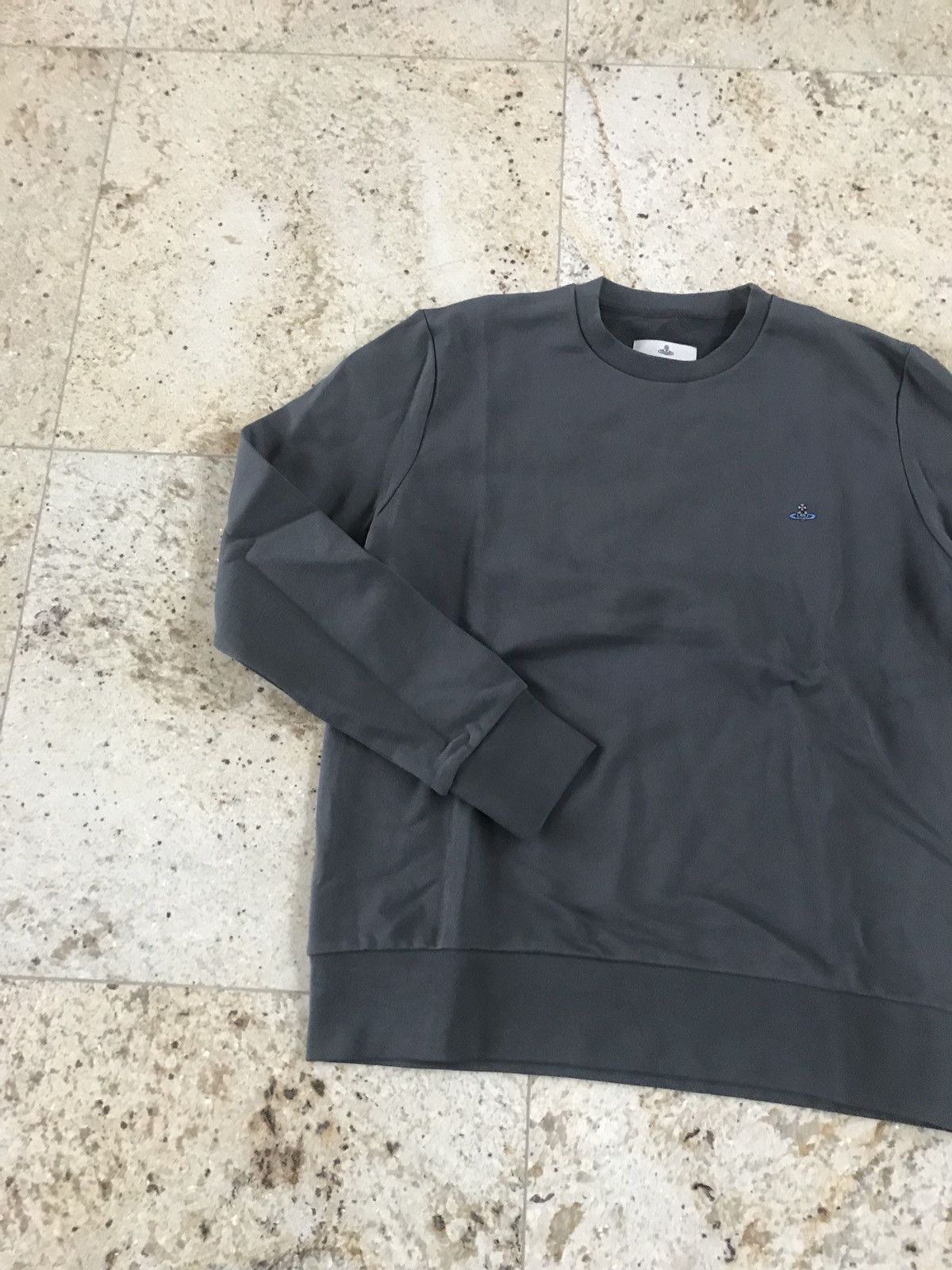 Vivienne Westwood o1rshd1 Q.3 / Grey Crew Neck Sweater Size US M / EU 48-50 / 2 - 3 Thumbnail