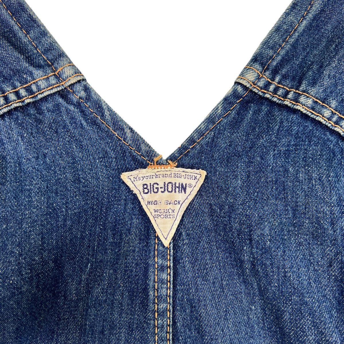 Big John 🔥VINTAGE BIG JOHN OVERALLS DENIM Size US 30 / EU 46 - 8 Thumbnail