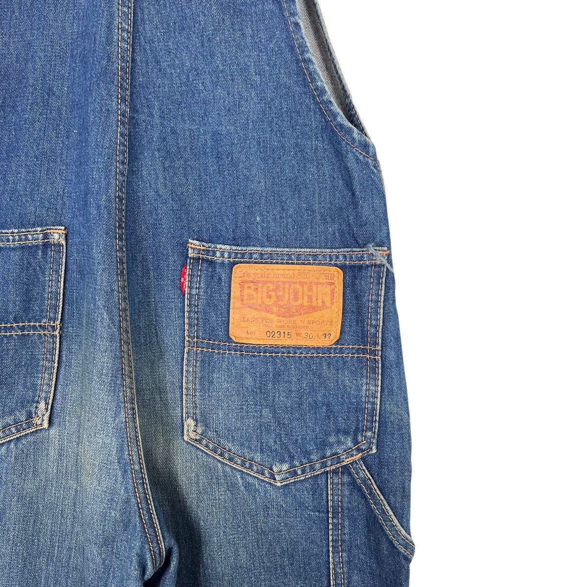 Big John 🔥VINTAGE BIG JOHN OVERALLS DENIM Size US 30 / EU 46 - 7 Thumbnail