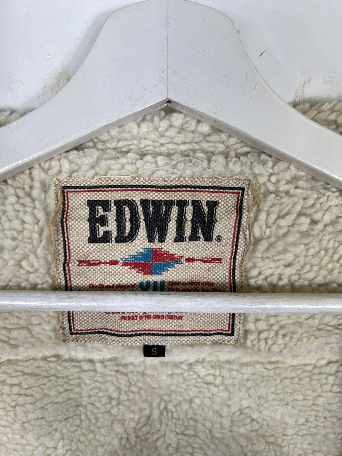 Edwin × Vintage 🔥 EDWIN CORDUROY SHERPA LINER TRUCKER JACKET Size US S / EU 44-46 / 1 - 10 Thumbnail