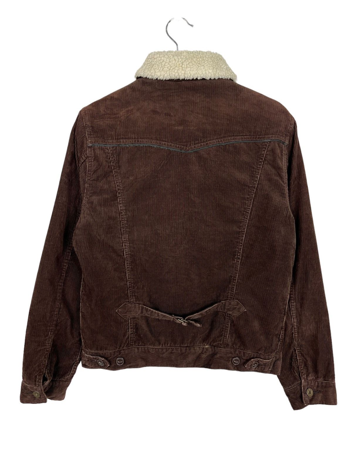 Edwin × Vintage 🔥 EDWIN CORDUROY SHERPA LINER TRUCKER JACKET Size US S / EU 44-46 / 1 - 8 Thumbnail