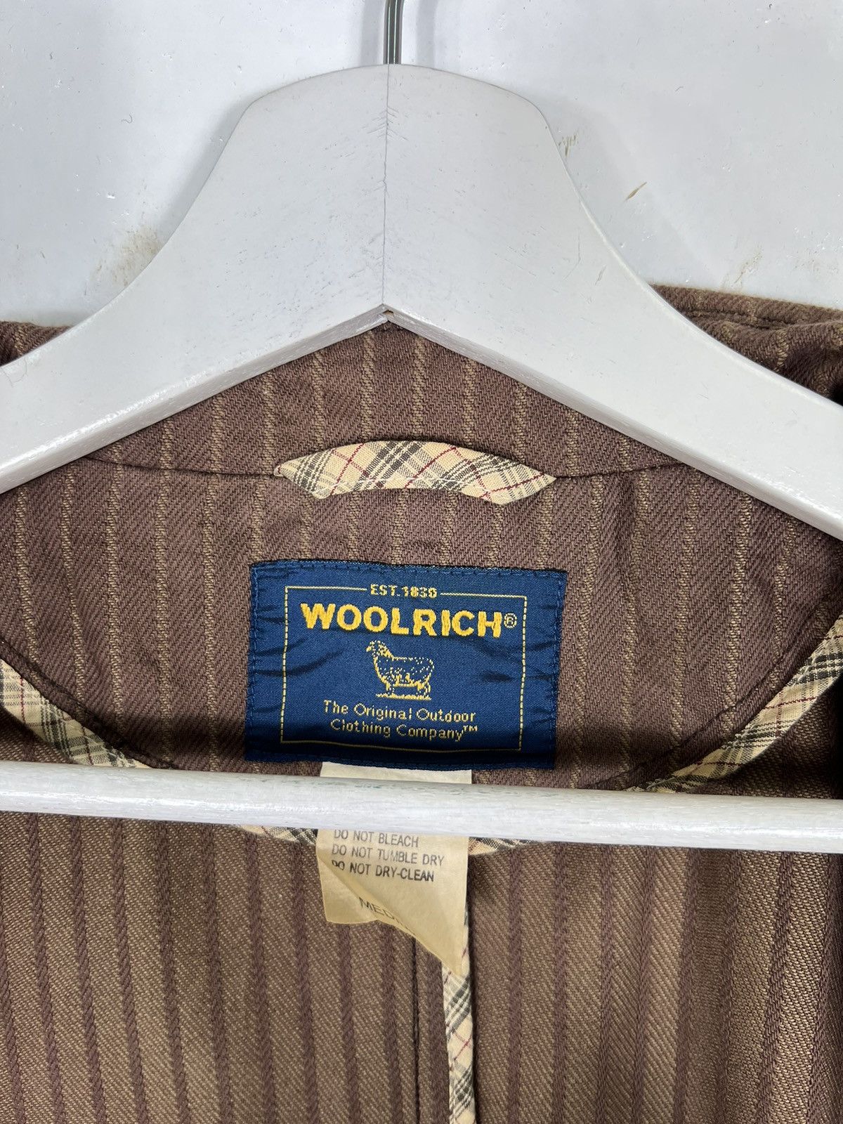 Woolrich Woolen Mills 🔥 VINTAGE WOOLRICH HIKORY CHORE JACKET Size US M / EU 48-50 / 2 - 10 Thumbnail