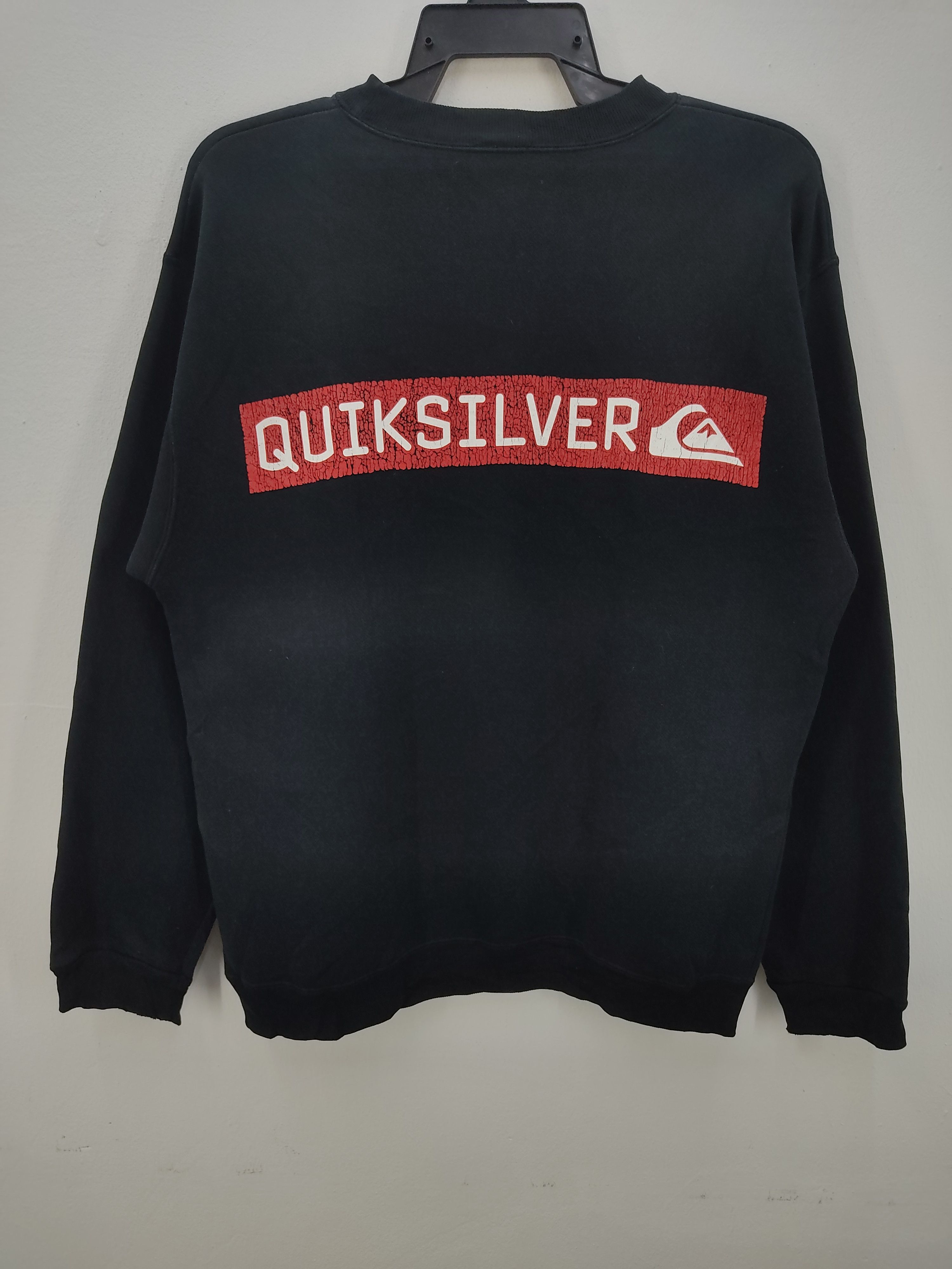Quiksilver Vintage Quiksilver Big Logo Sweatshirt Size US M / EU 48-50 / 2 - 2 Thumbnail