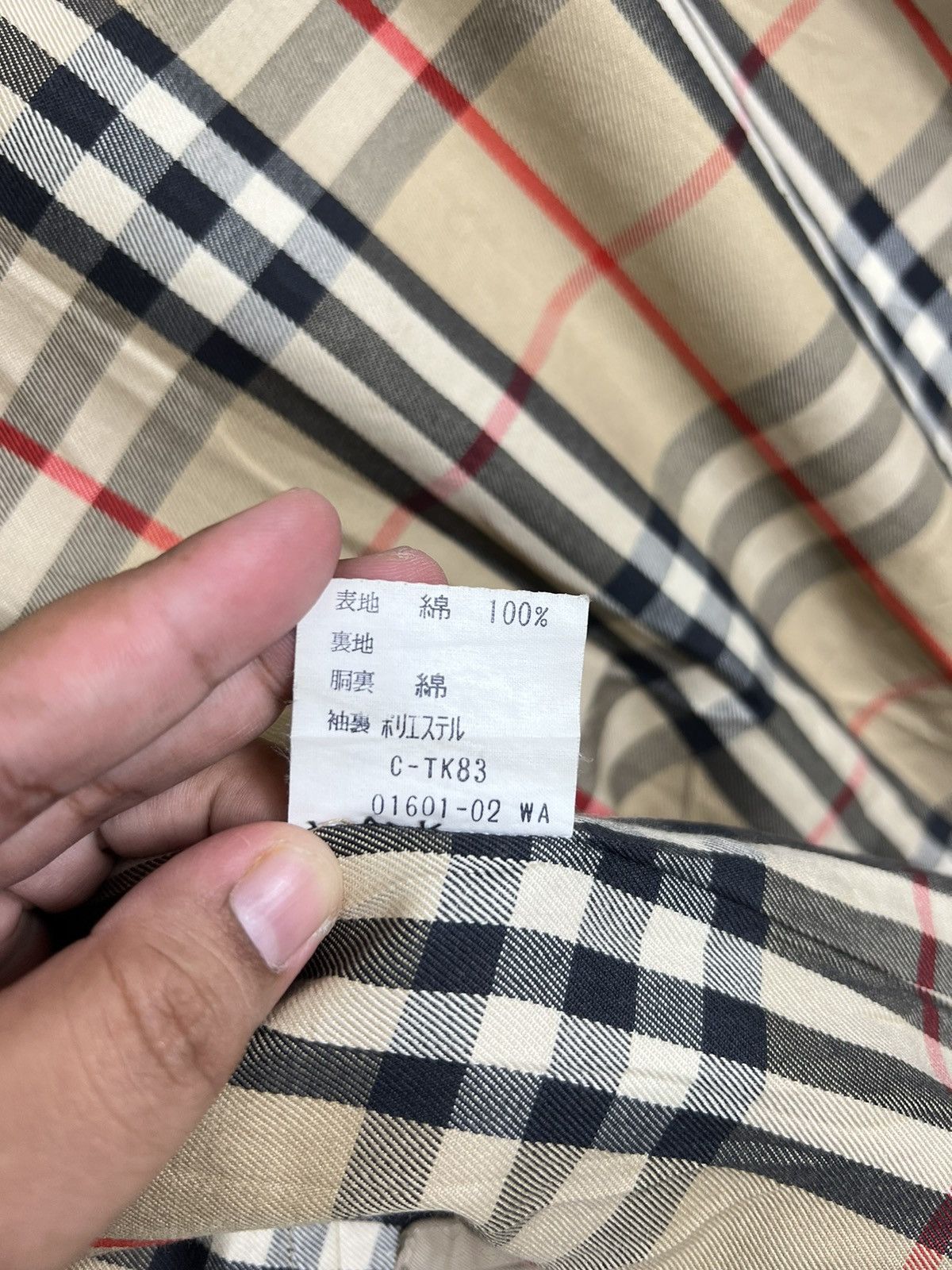 Burberry 🔥 BURBERRYS TRENCH COAT NOVA CHECK LINING Size US M / EU 48-50 / 2 - 10 Thumbnail