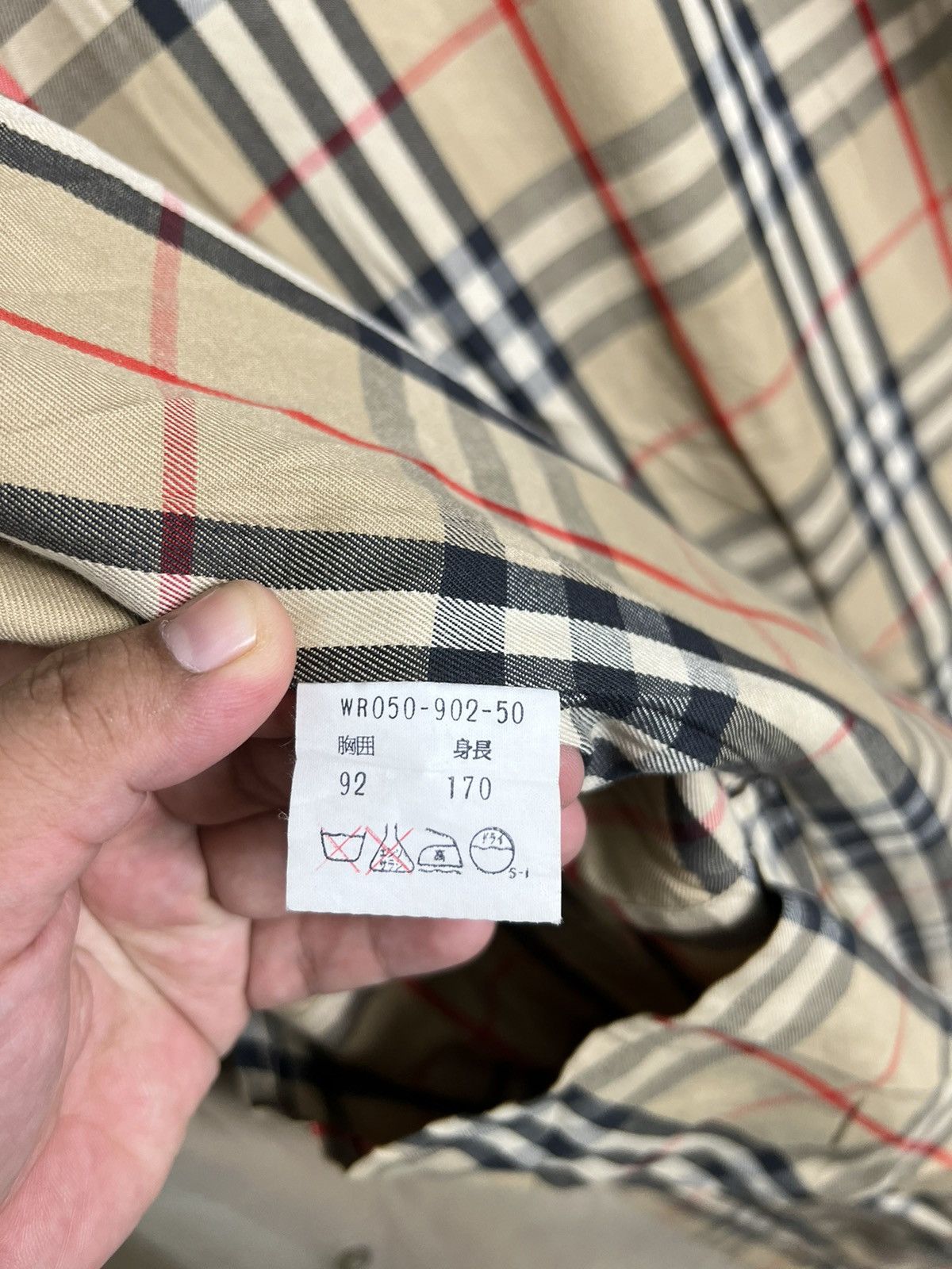 Burberry 🔥 BURBERRYS TRENCH COAT NOVA CHECK LINING Size US M / EU 48-50 / 2 - 9 Thumbnail