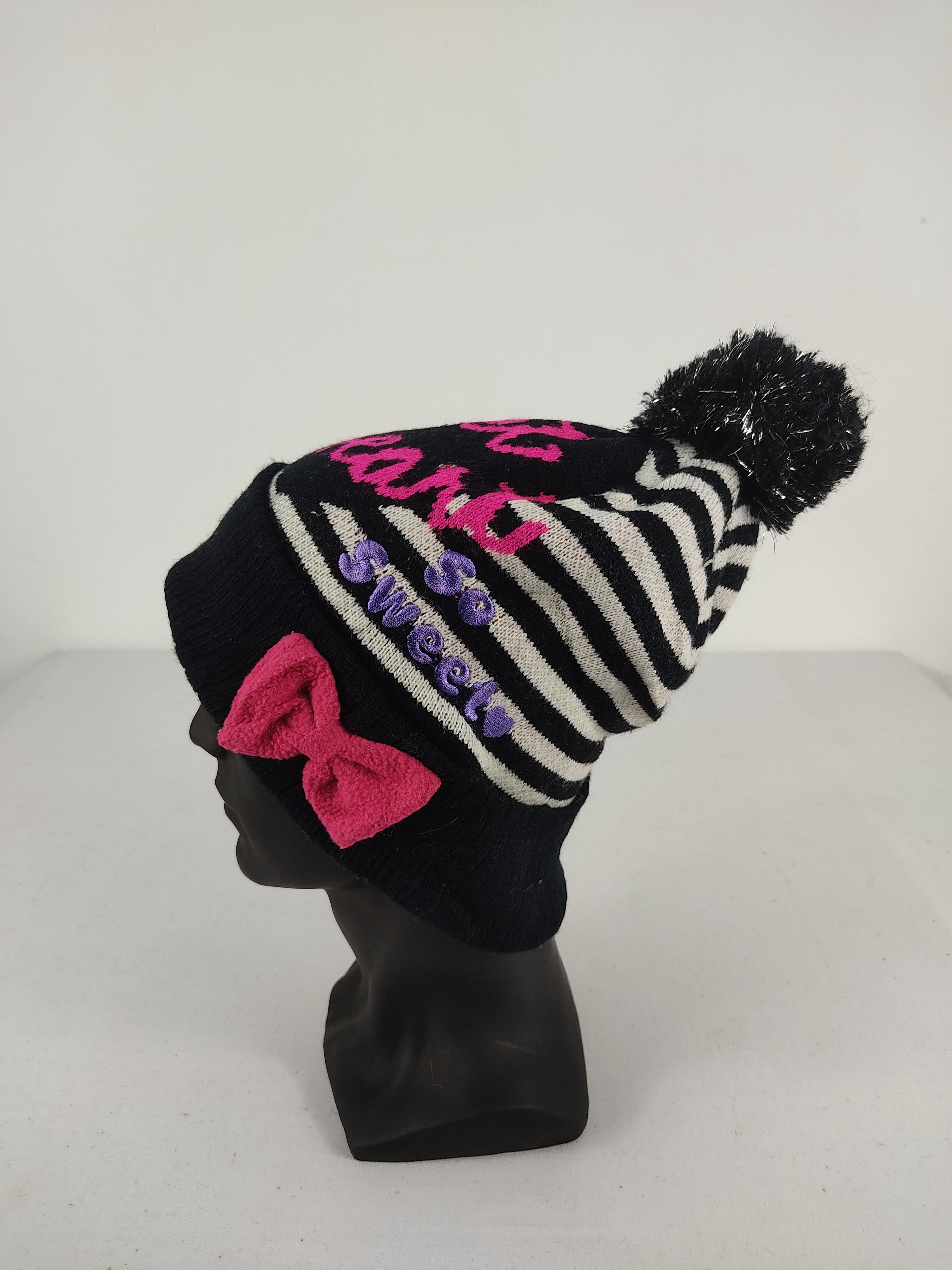 Japanese Brand × Vintage Japanese Brand Ribbon Beanie / Snow Hat / Snow Cap Size ONE SIZE - 2 Thumbnail