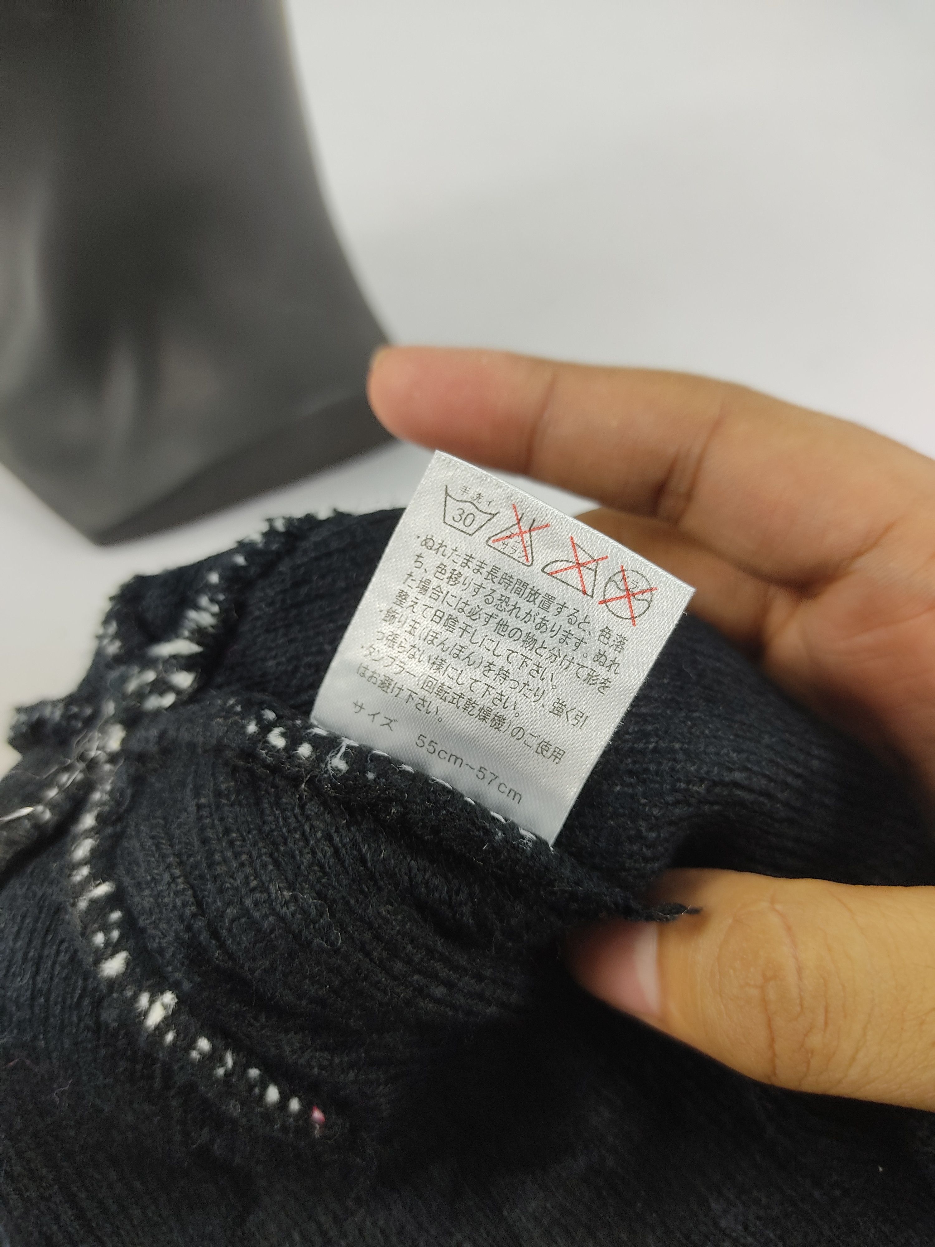 Japanese Brand × Vintage Japanese Brand Ribbon Beanie / Snow Hat / Snow Cap Size ONE SIZE - 8 Thumbnail