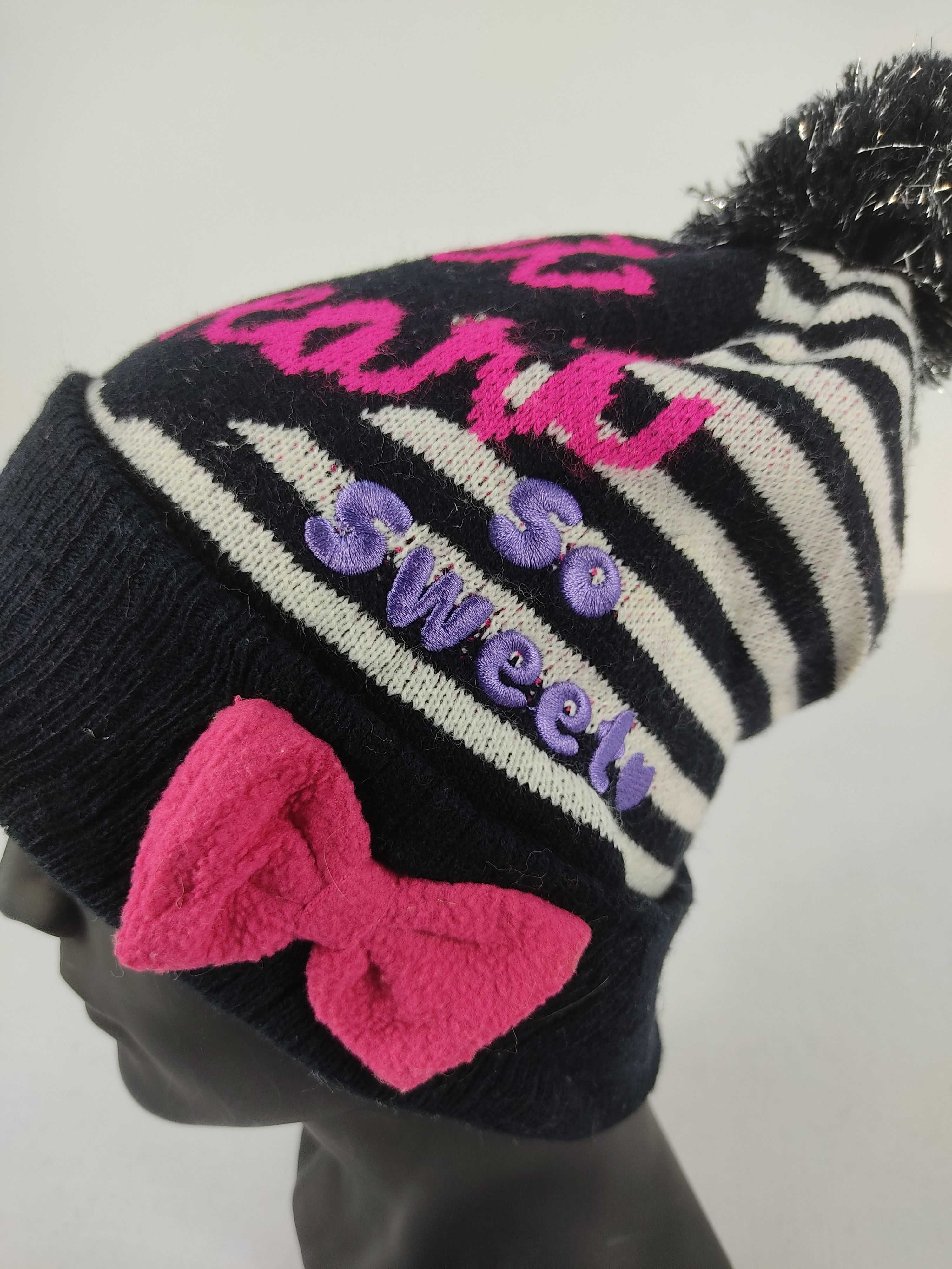 Japanese Brand × Vintage Japanese Brand Ribbon Beanie / Snow Hat / Snow Cap Size ONE SIZE - 7 Thumbnail
