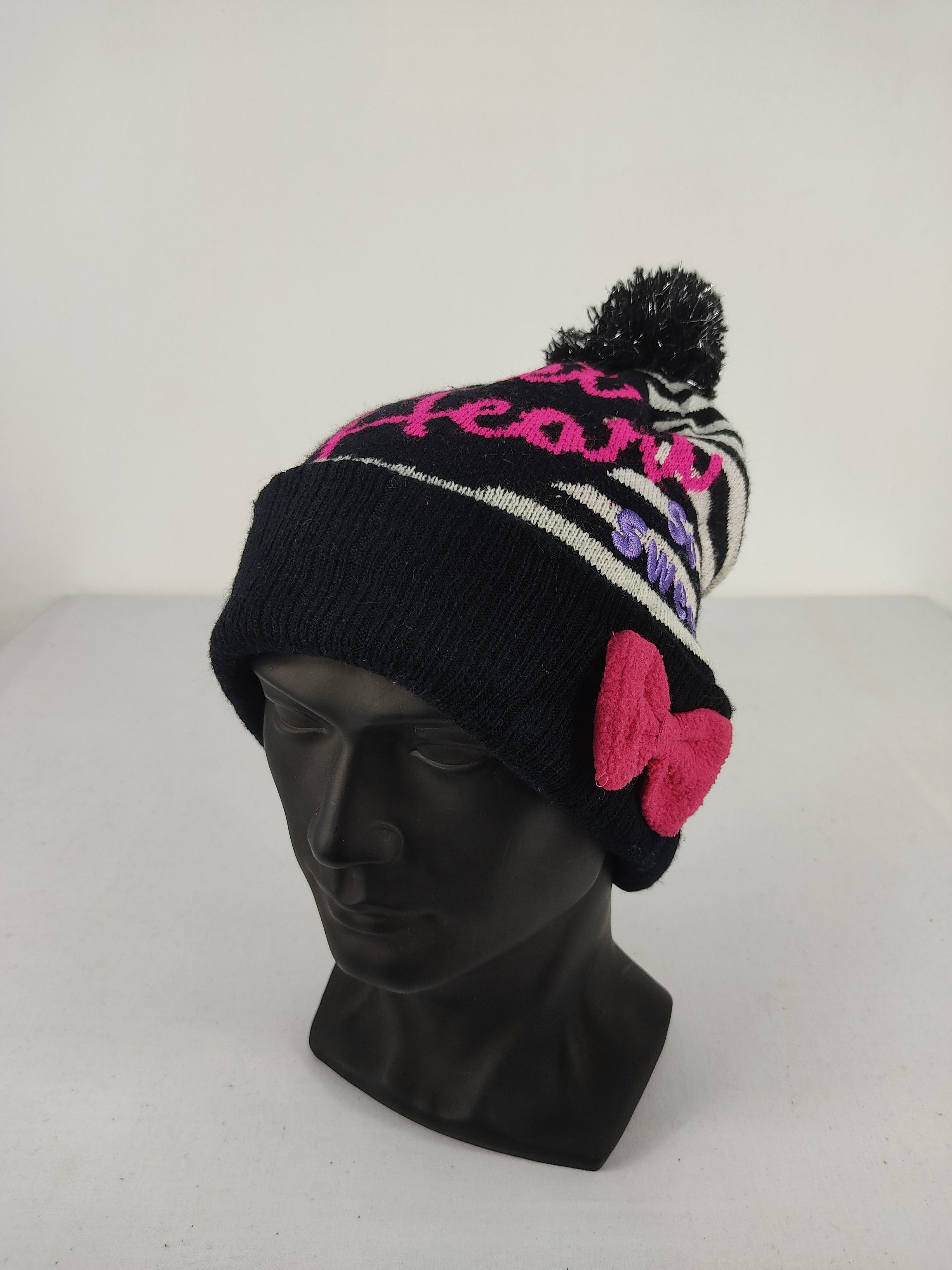 Japanese Brand × Vintage Japanese Brand Ribbon Beanie / Snow Hat / Snow Cap Size ONE SIZE - 1 Thumbnail