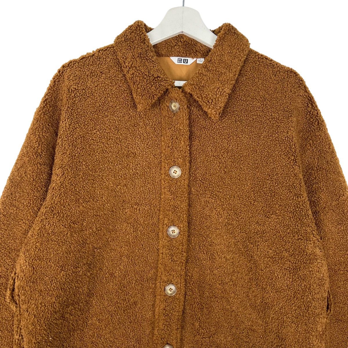 Japanese Brand 🔥 THE FUTURE OF U BOA FLEECE BUTTON BLOUSON Size US L / EU 52-54 / 3 - 4 Thumbnail