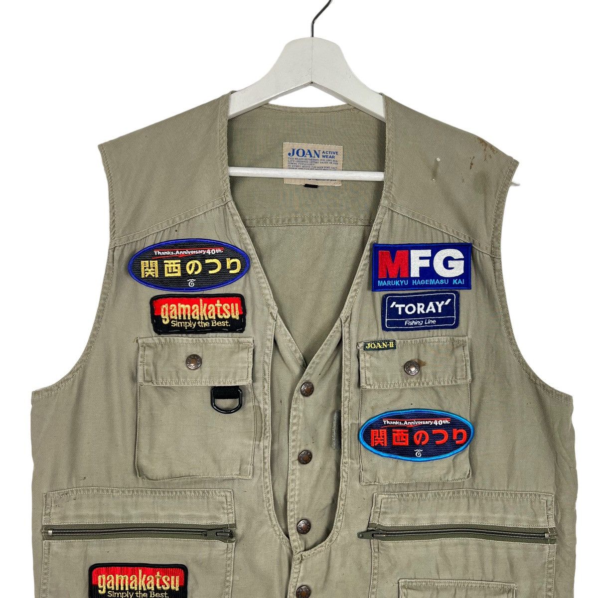 Japanese Brand × Vintage 💥 RARE VINTAGE DAIWA PATCHES FISHING HUNTING VEST Size US L / EU 52-54 / 3 - 3 Thumbnail
