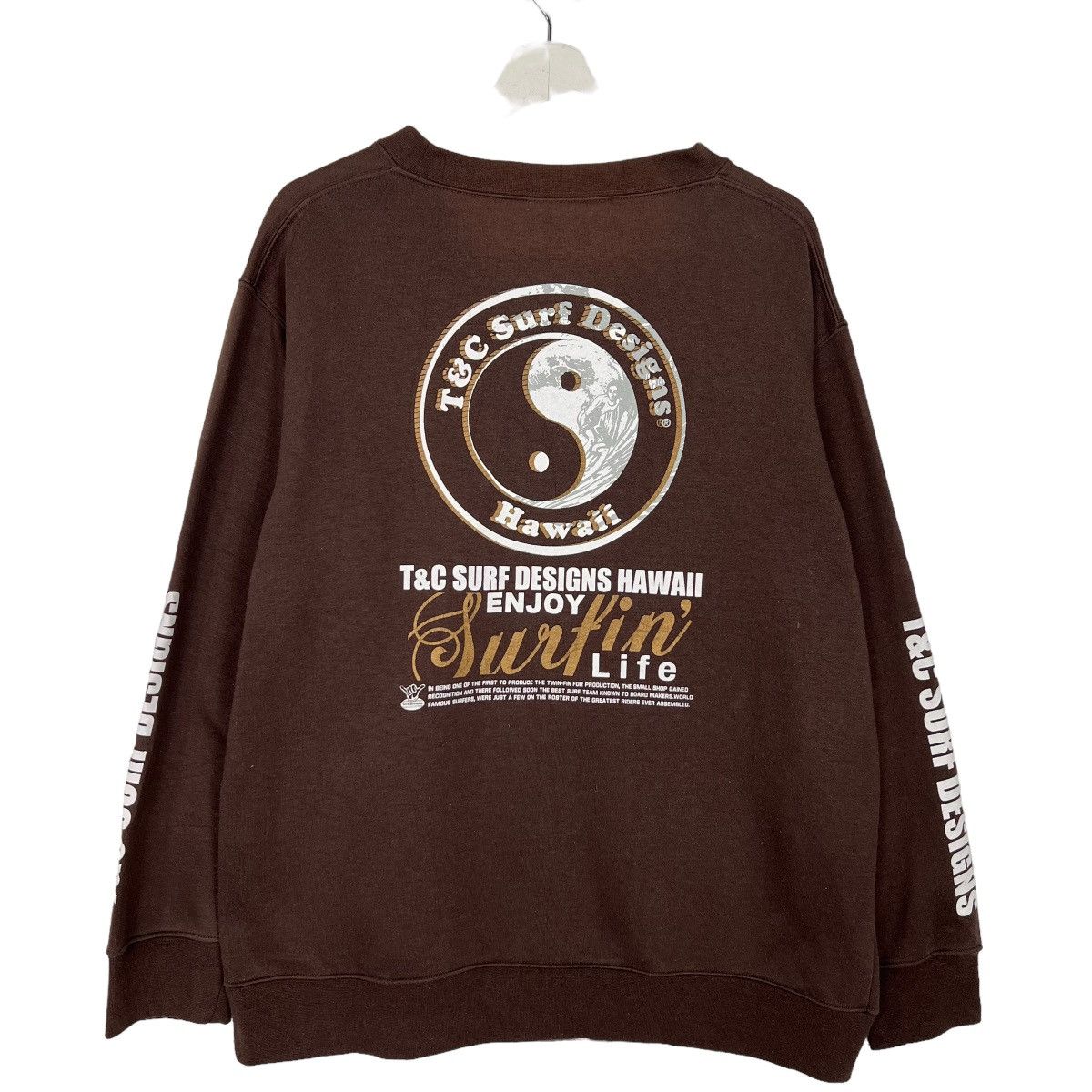 Other 🔥 T&C SURF DESIGNS HAWAII BIG LOGO SWEATSHIRT Size US XL / EU 56 / 4 - 2 Thumbnail